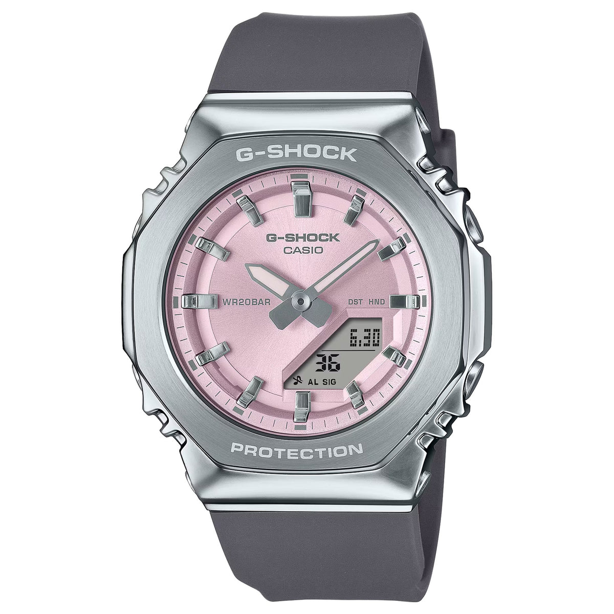 Casio G-Shock Uhr GM-S2110-4A Damen Silbern Rose