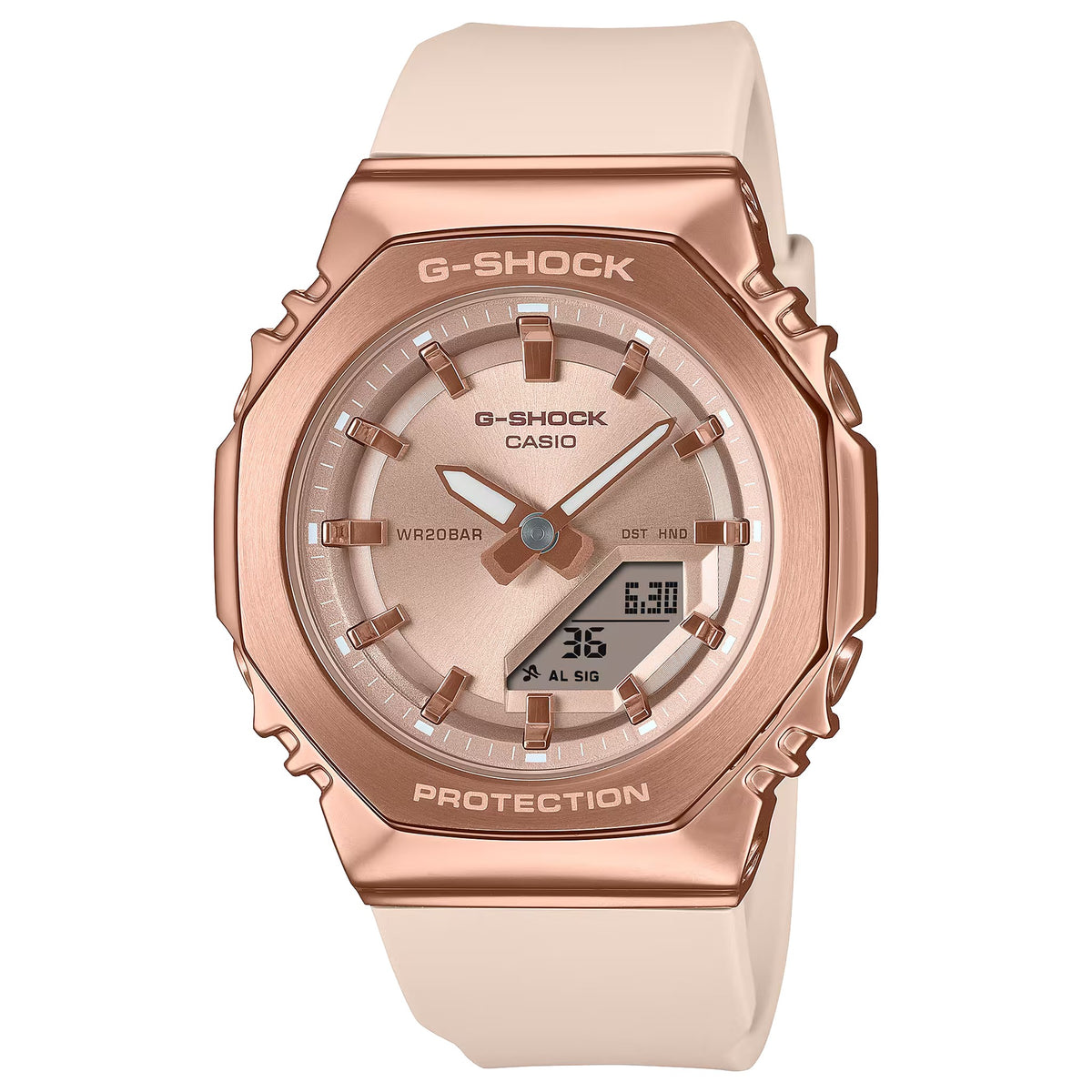 Casio G-Shock GM-S2110PG-4A Damenuhr Roségold