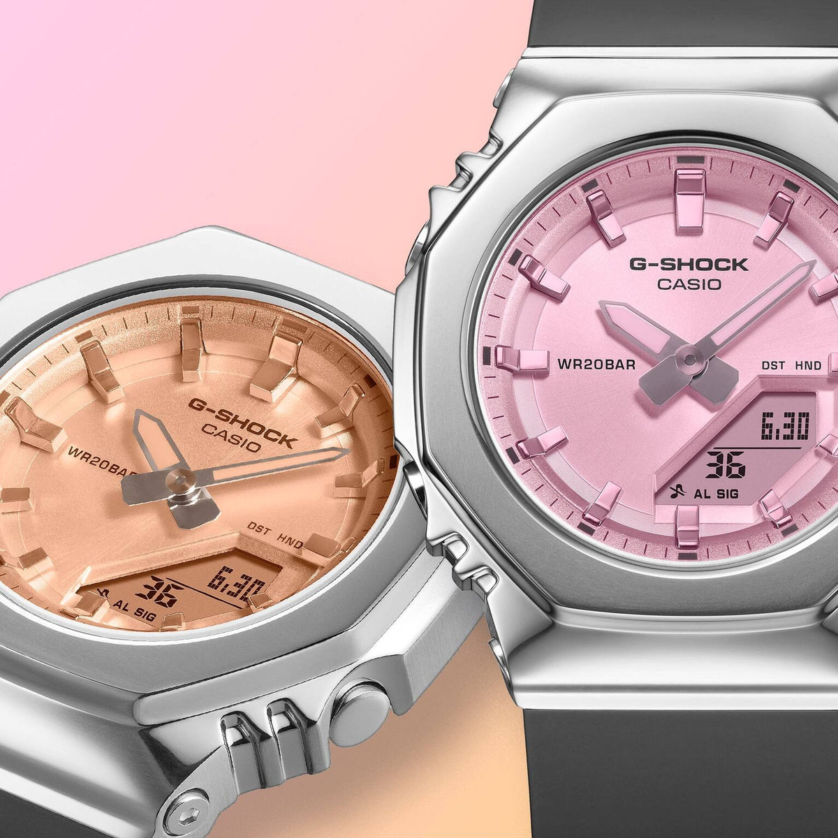Casio G-Shock GM-S2110SR-1A Damenuhr Roségoldfarben