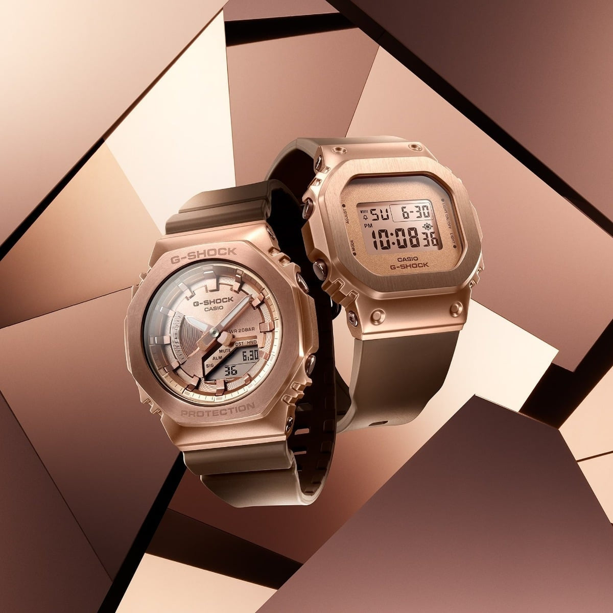 Casio G-Shock GM-S5600UBR-5 Damenuhr Braun