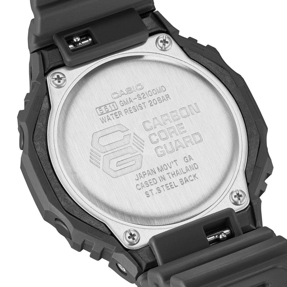Casio G-Shock Damenuhr GMA-2100MD-1A Schwarz Roségold