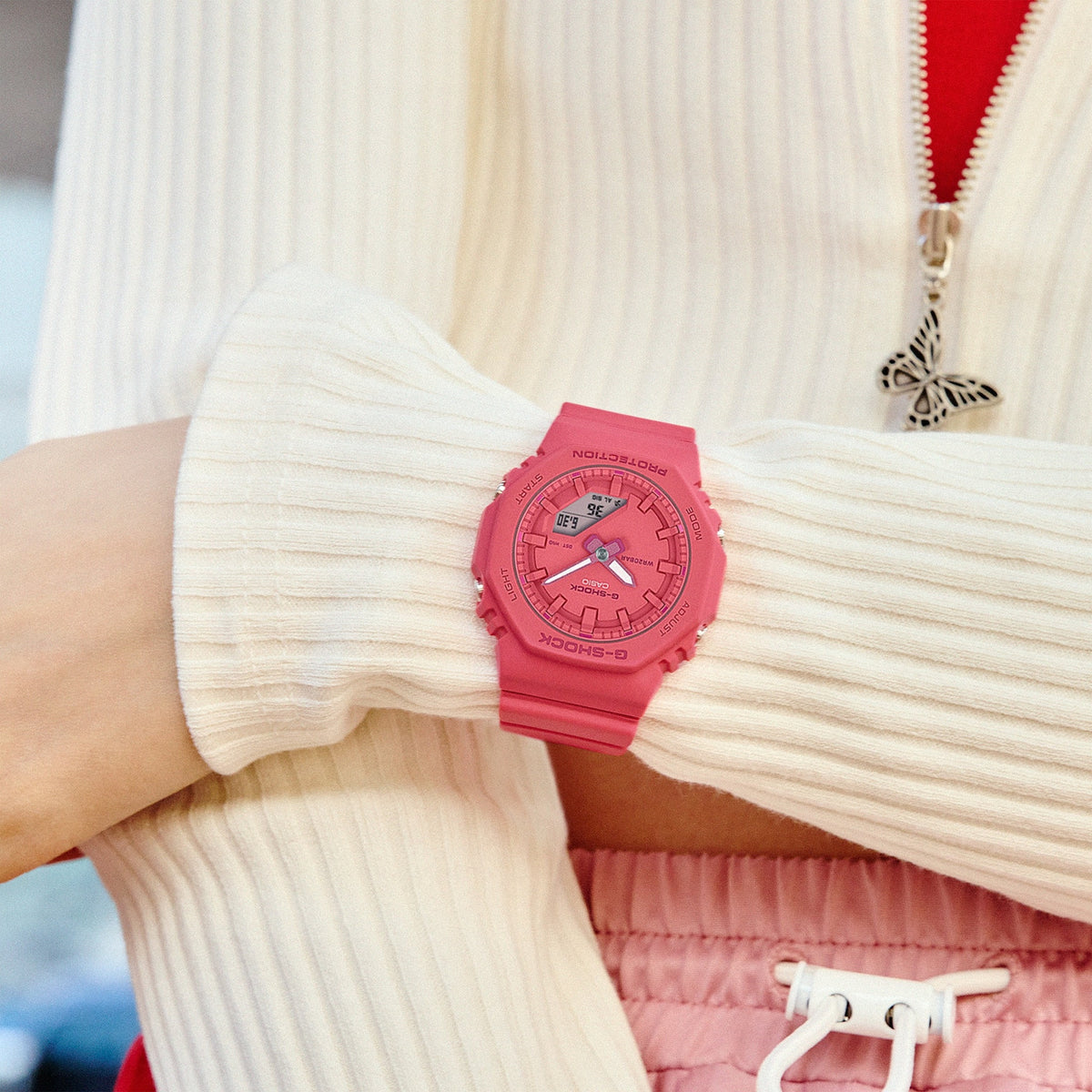 Casio G-Shock GMA-P2100-4A Damenuhr Rosa