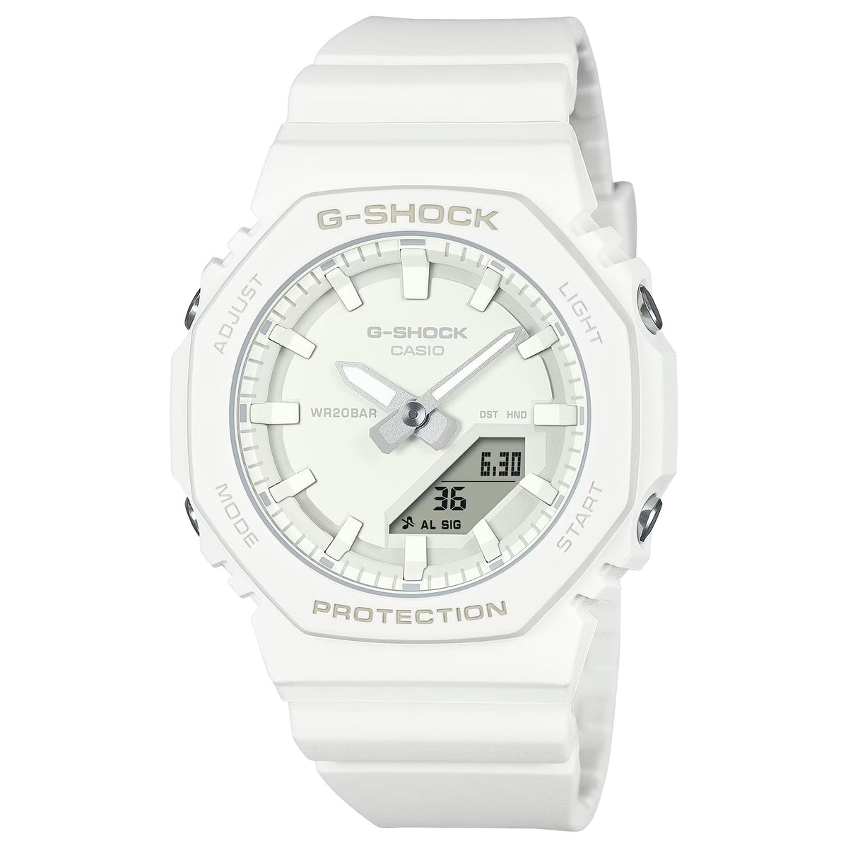 Casio G-Shock GMA-P2100-7A Damen Uhr Weiß