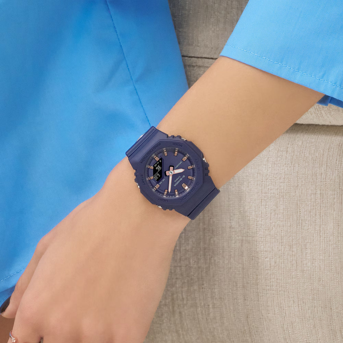 Casio G-Shock GMA-P2100M-2A Damenuhr Blau
