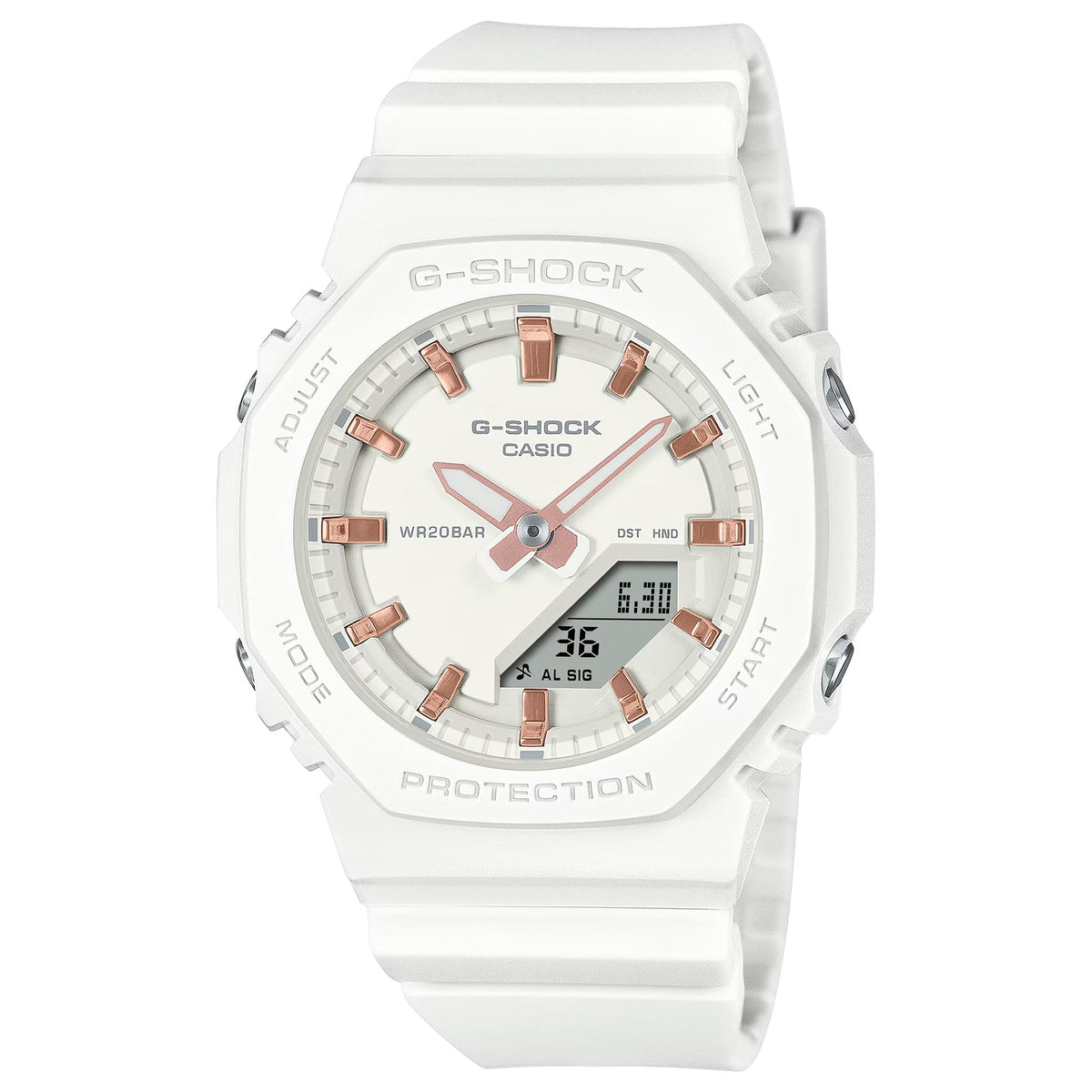 Casio G-Shock GMA-P2100M-7A Damen Uhr Weiß