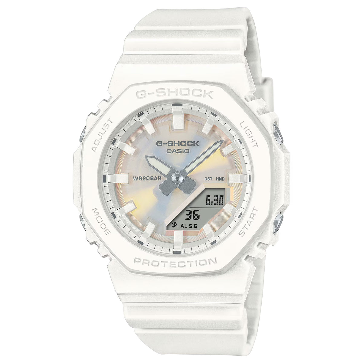 Casio G-Shock GMA-P2100PC-7A Damenuhr Weiß