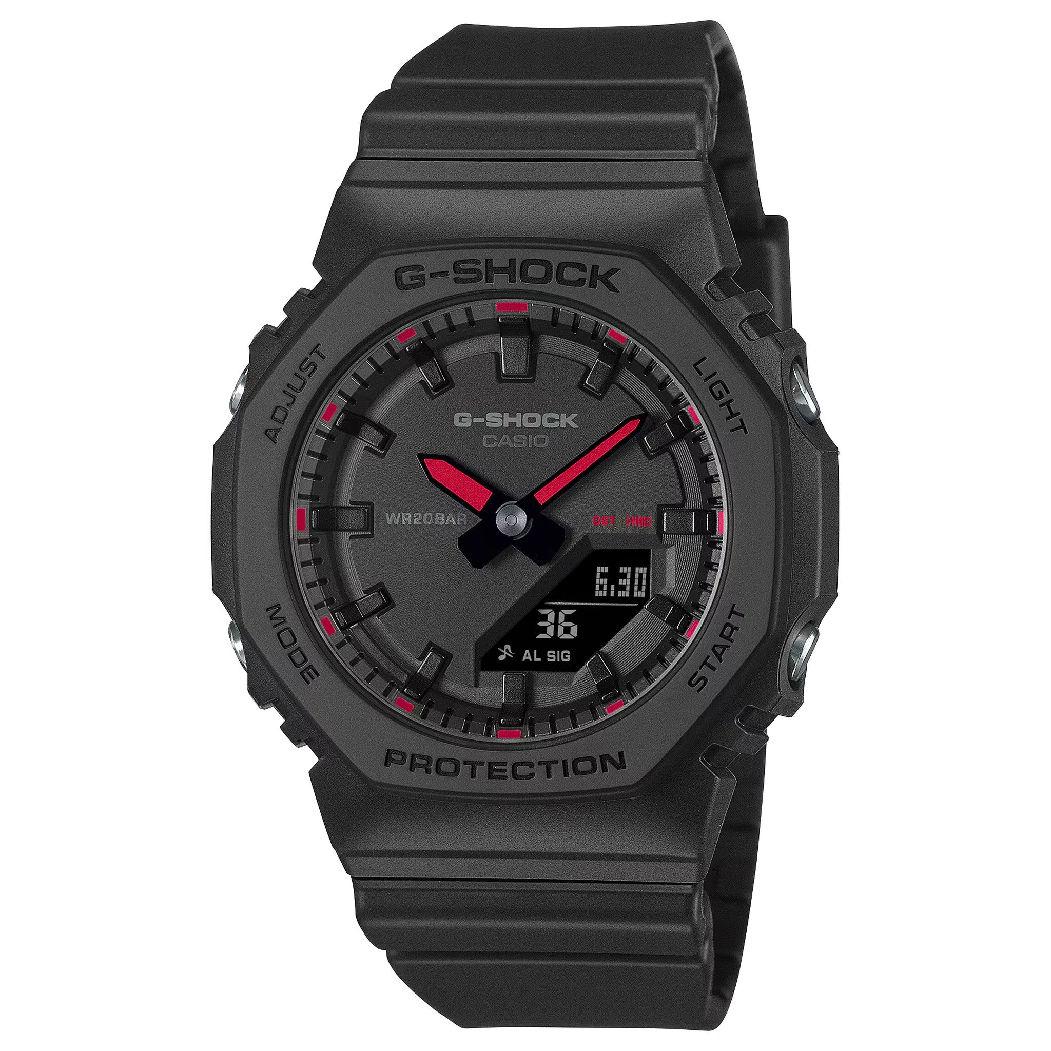 Casio G-Shock GMA-P2100SA-1A1 Women's Watch Black Red