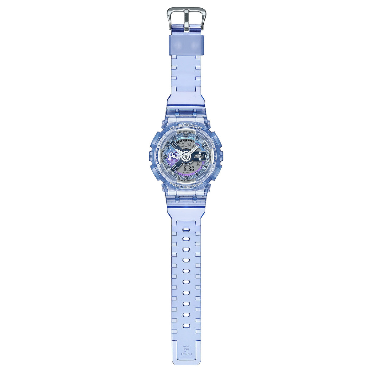 Casio G-Shock GMA-S110VW-6A Damen-Uhr Violett Transparent