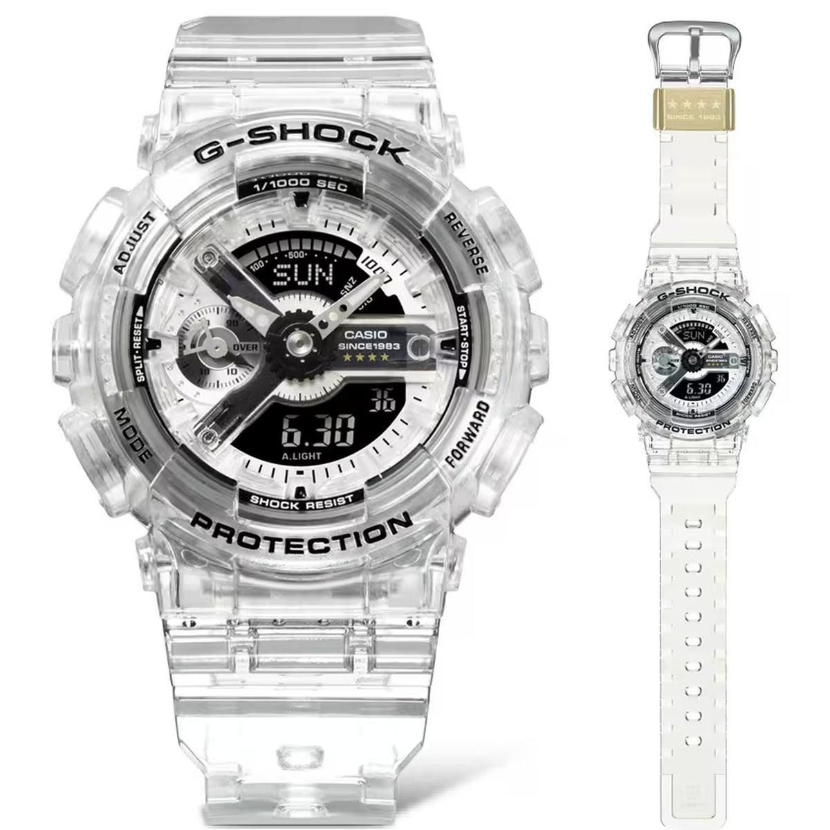 Casio G-Shock GMA-S114RX-7A Damen Transparente Uhr
