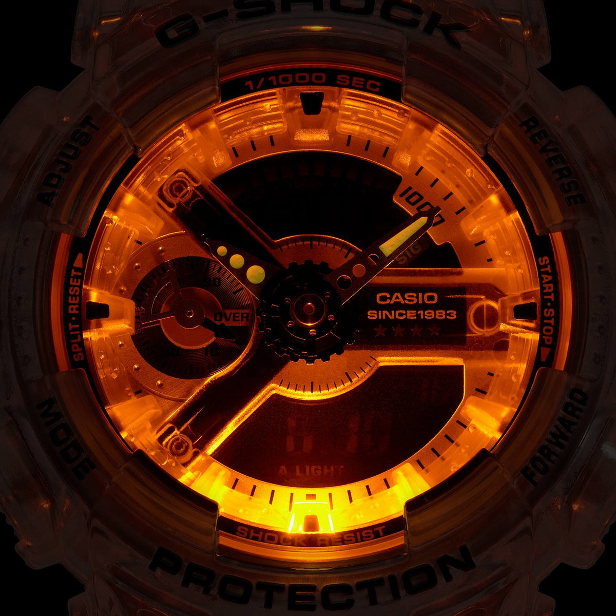 Casio G-Shock GMA-S114RX-7A Damen Transparente Uhr
