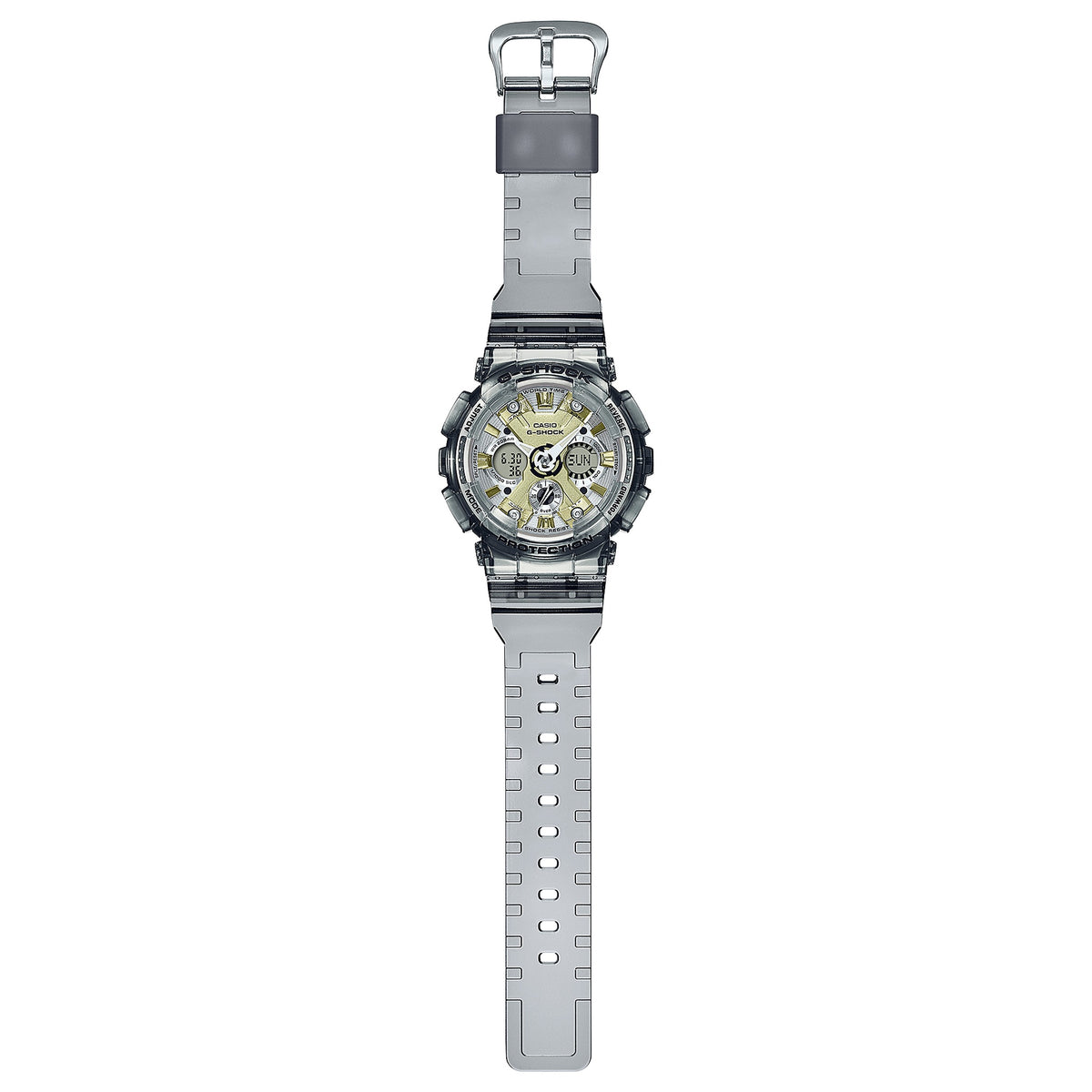 Casio G-Shock GMA-S120GS-8A Damenuhr Transparentes Grau