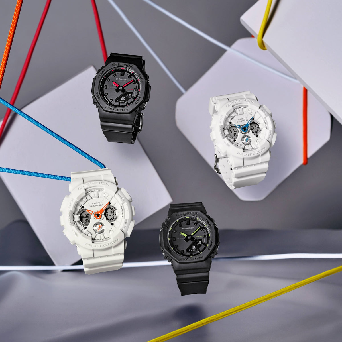 Casio G-Shock GMA-S120SA-7A2 Damenuhr Weiß Blau