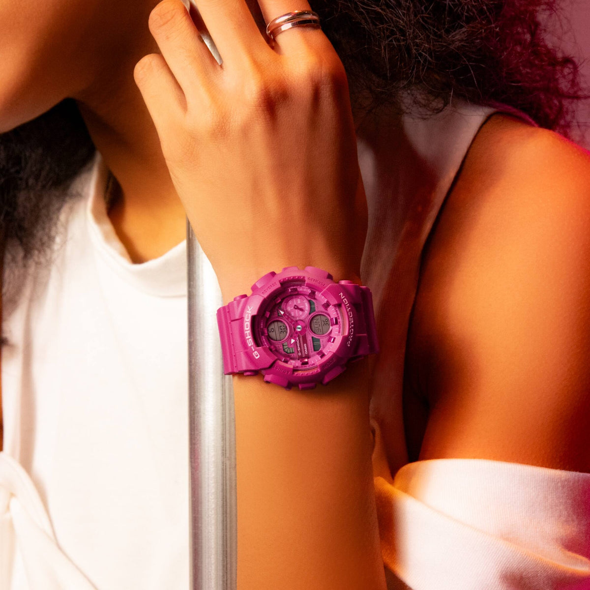 Casio G-Shock Damenuhr GMA-S140PP-4A Rosa