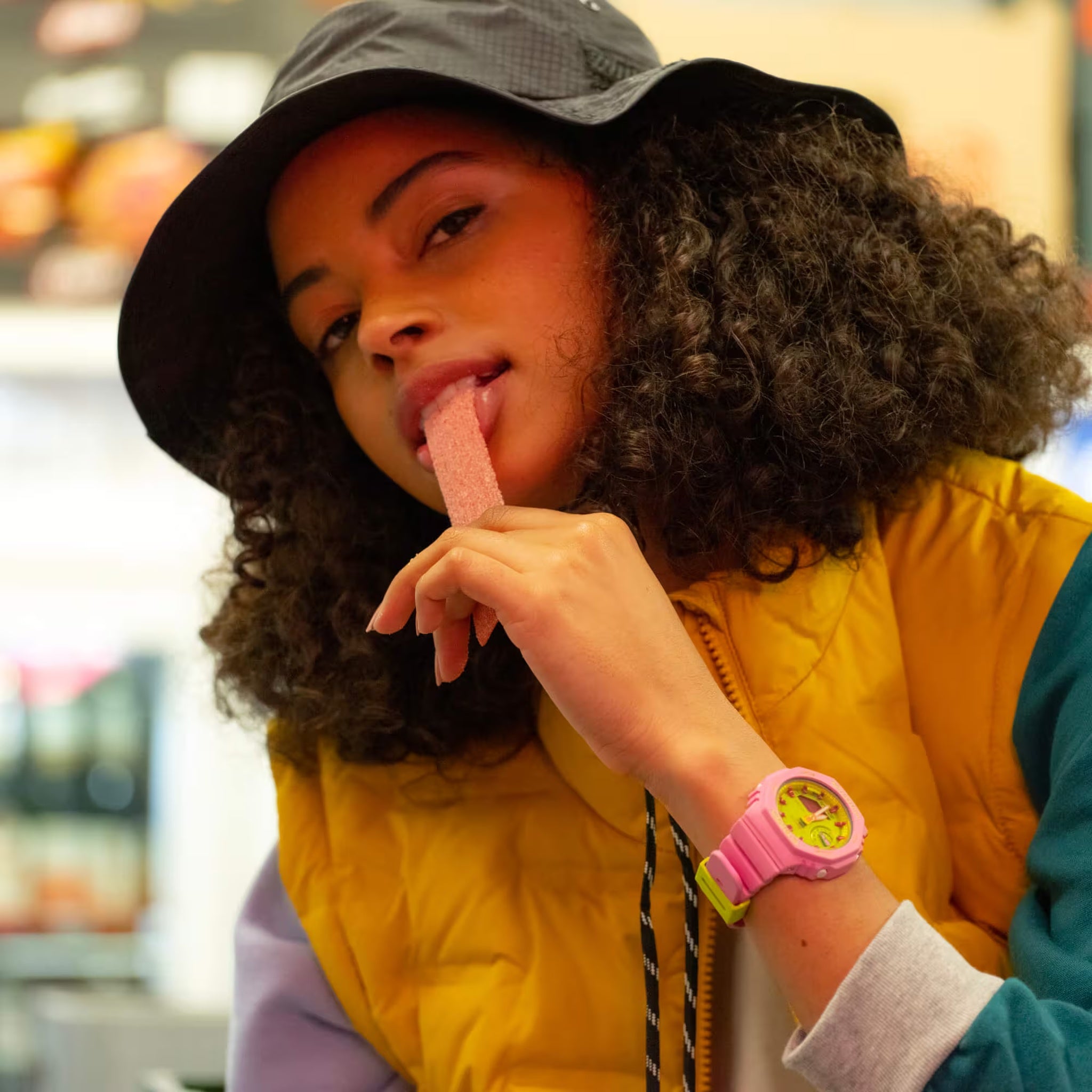 Casio G-Shock GMA-S2100BS-4A Women's Watch Pink Green