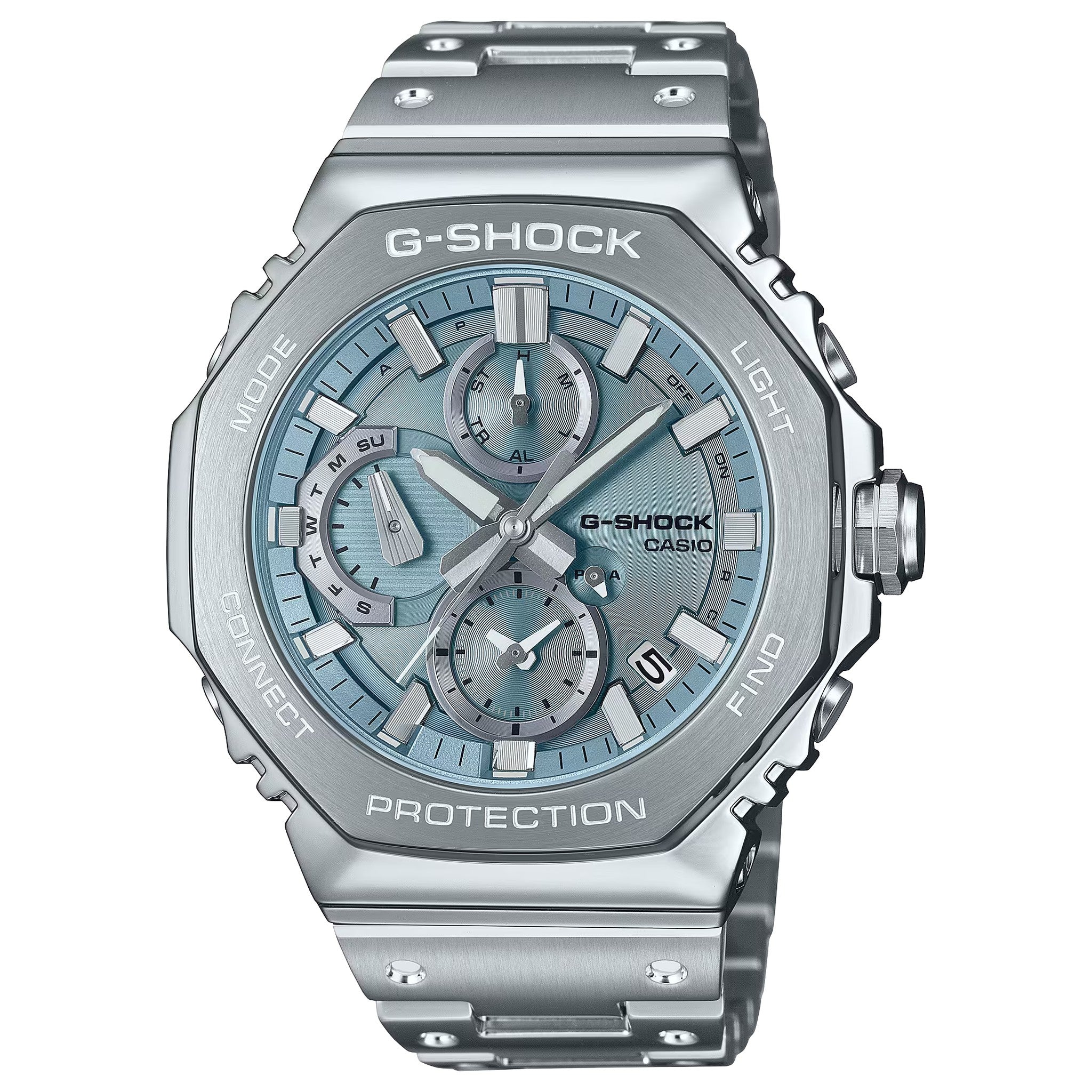 Casio G-Shock GMC-B2100AD-2A Herrenuhr Silber Blau