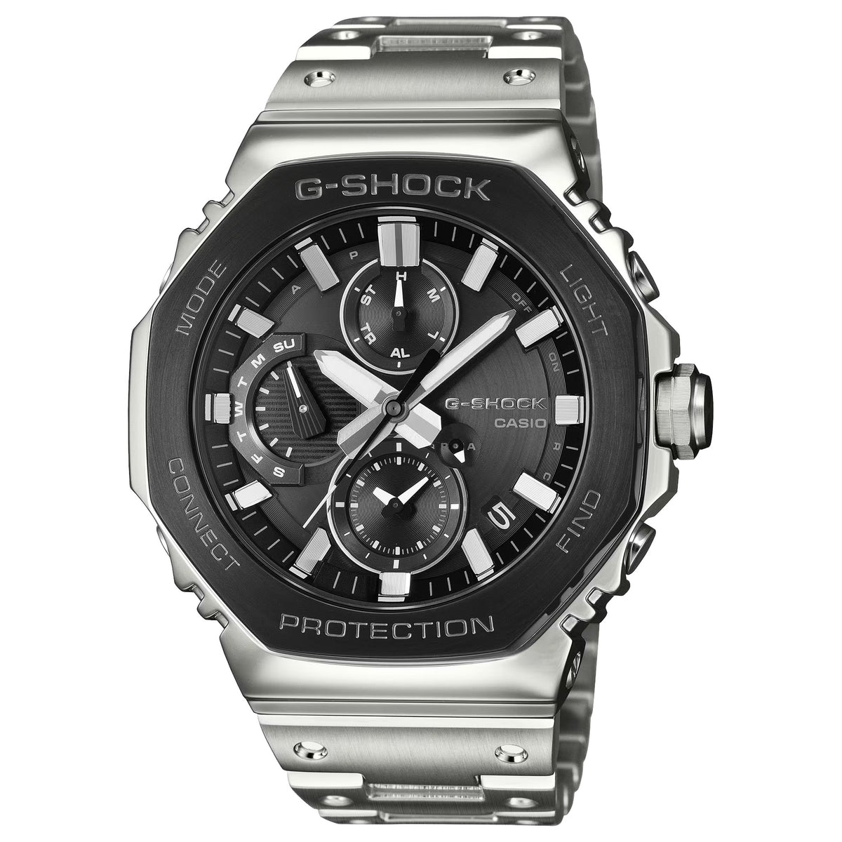 Casio G-Shock Herrenuhr GMC-B2100BT-1A Silber Schwarz