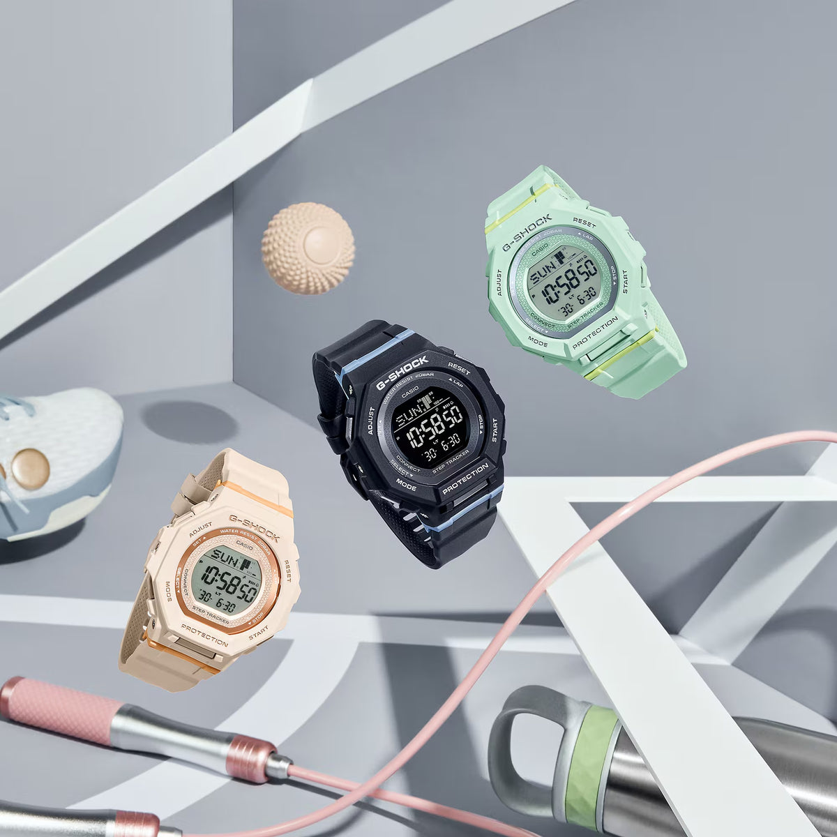 Casio G-Shock GMD-B300-3 Damenuhr Grün