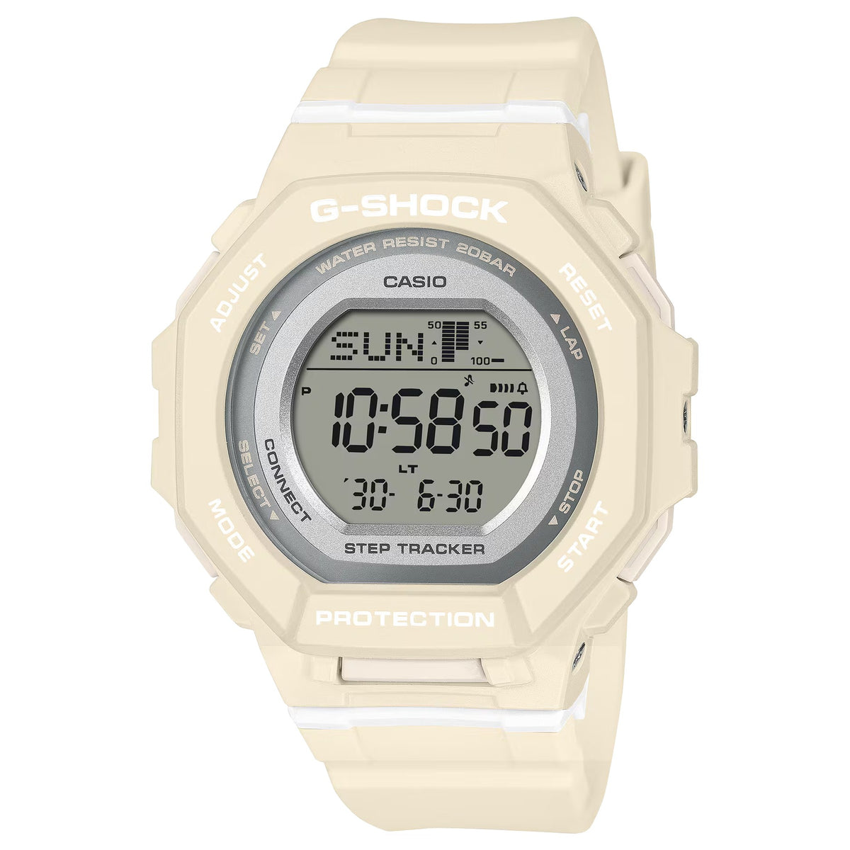 Casio G-Shock GMD-B300-7 Damenuhr Weiß