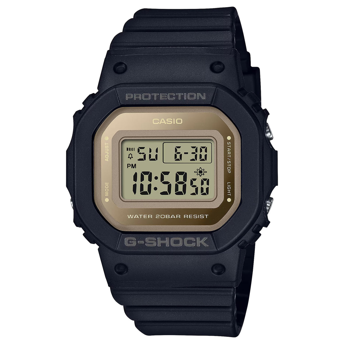 Casio G-Shock GMD-S5600-1 Damen Schwarz Braun