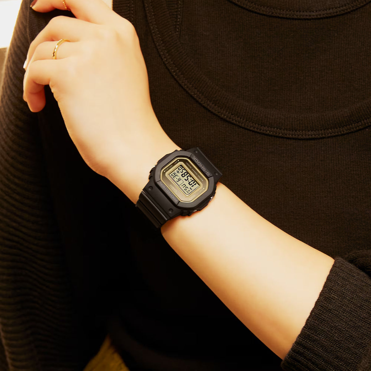 Casio G-Shock GMD-S5600-1 Damen Schwarz Braun