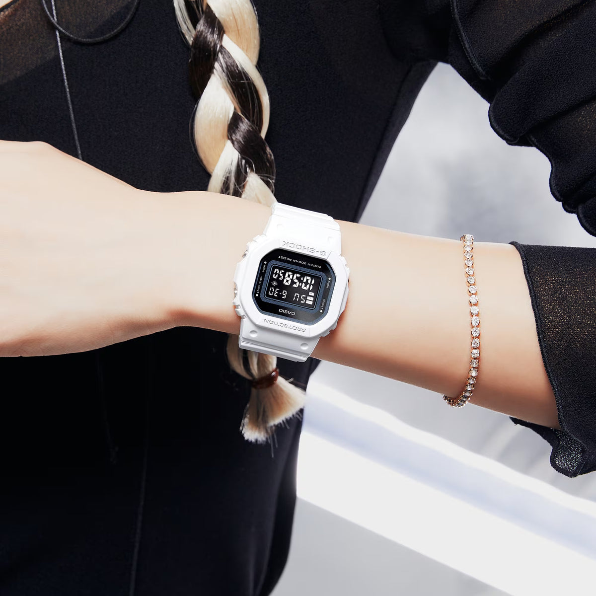Casio G-Shock GMD-S5600-7 Damenuhr Weiß
