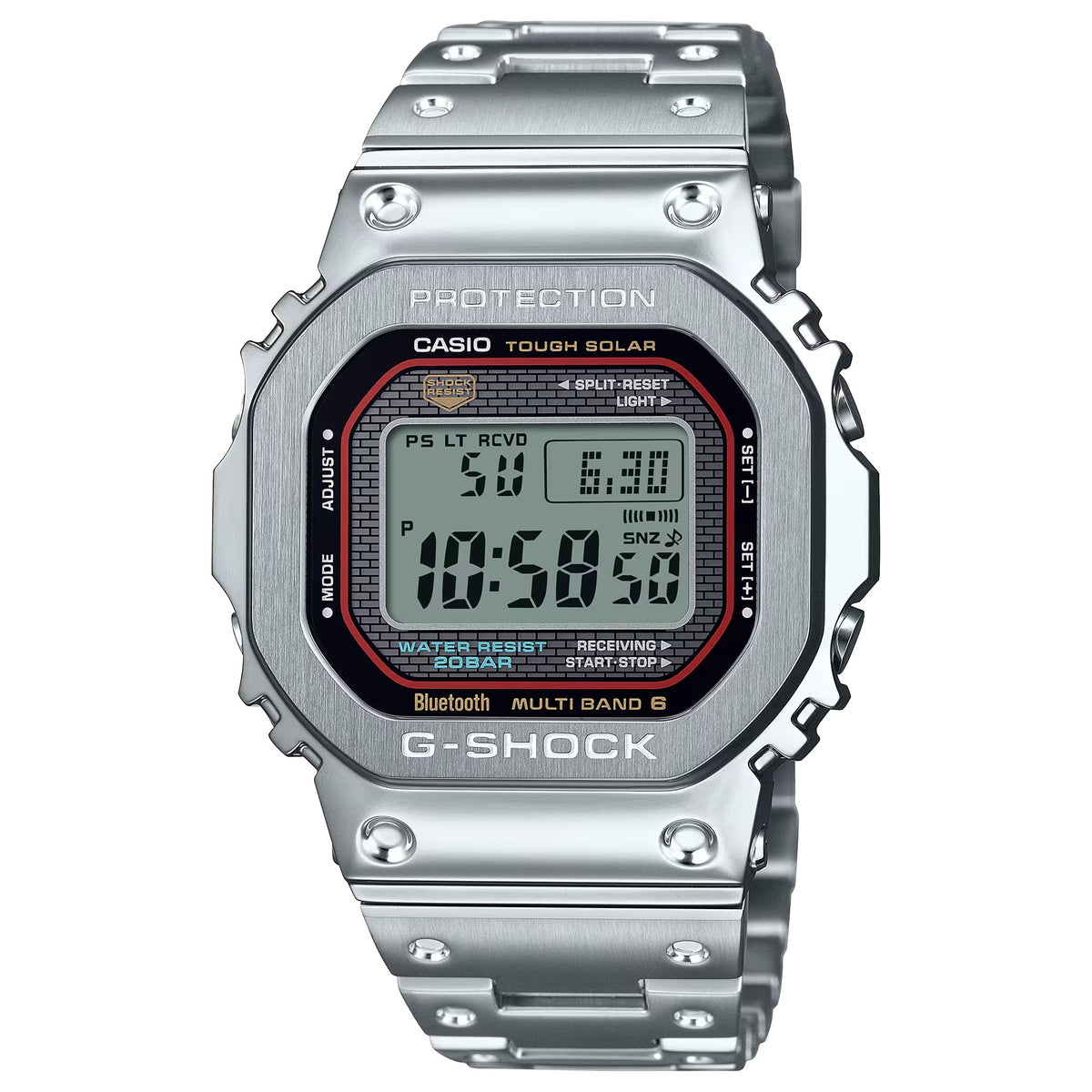 Casio G-Shock GMW-B5000D-1C Herrenuhr Silber