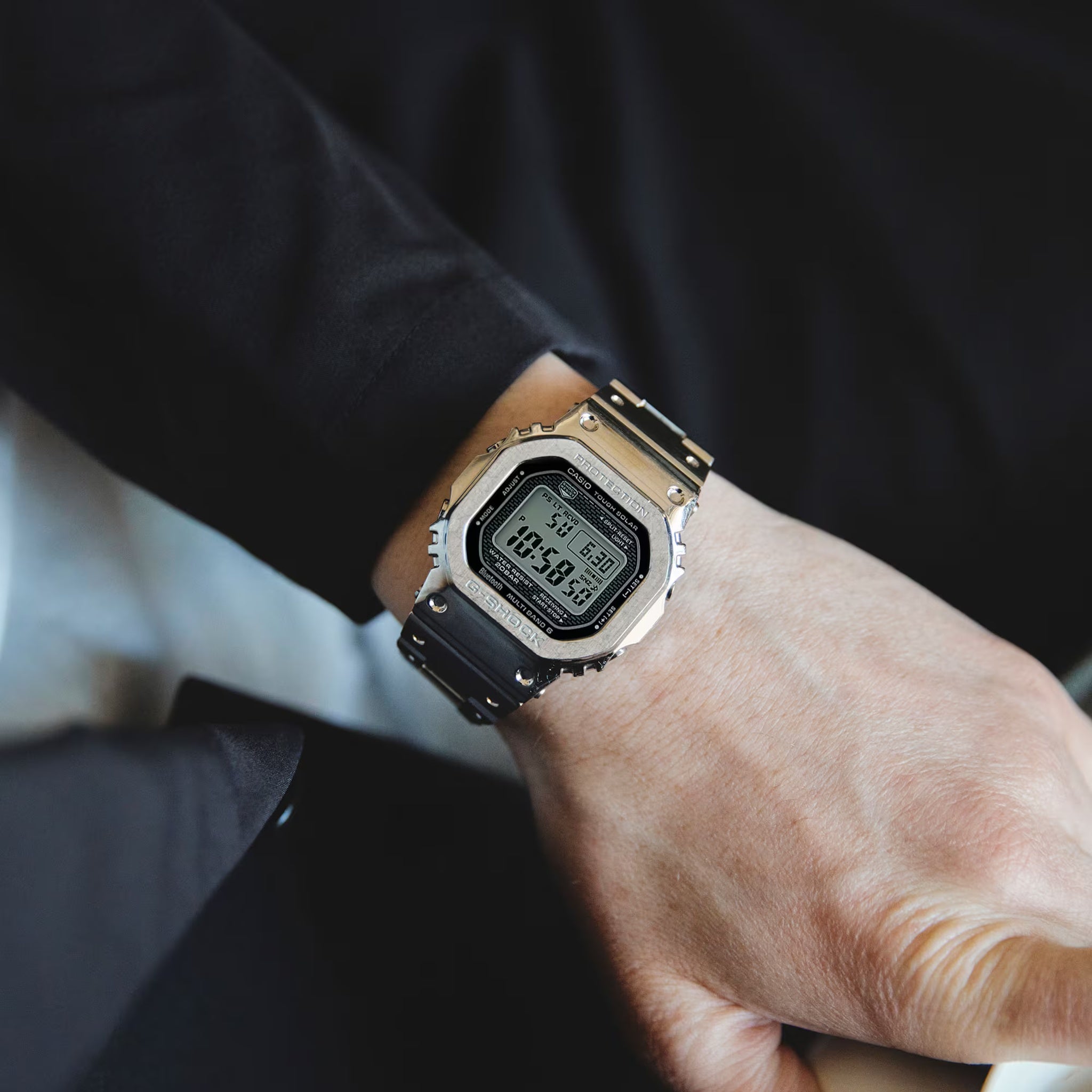 Casio G-Shock GMW-B5000D-1 Men's Silver Watch