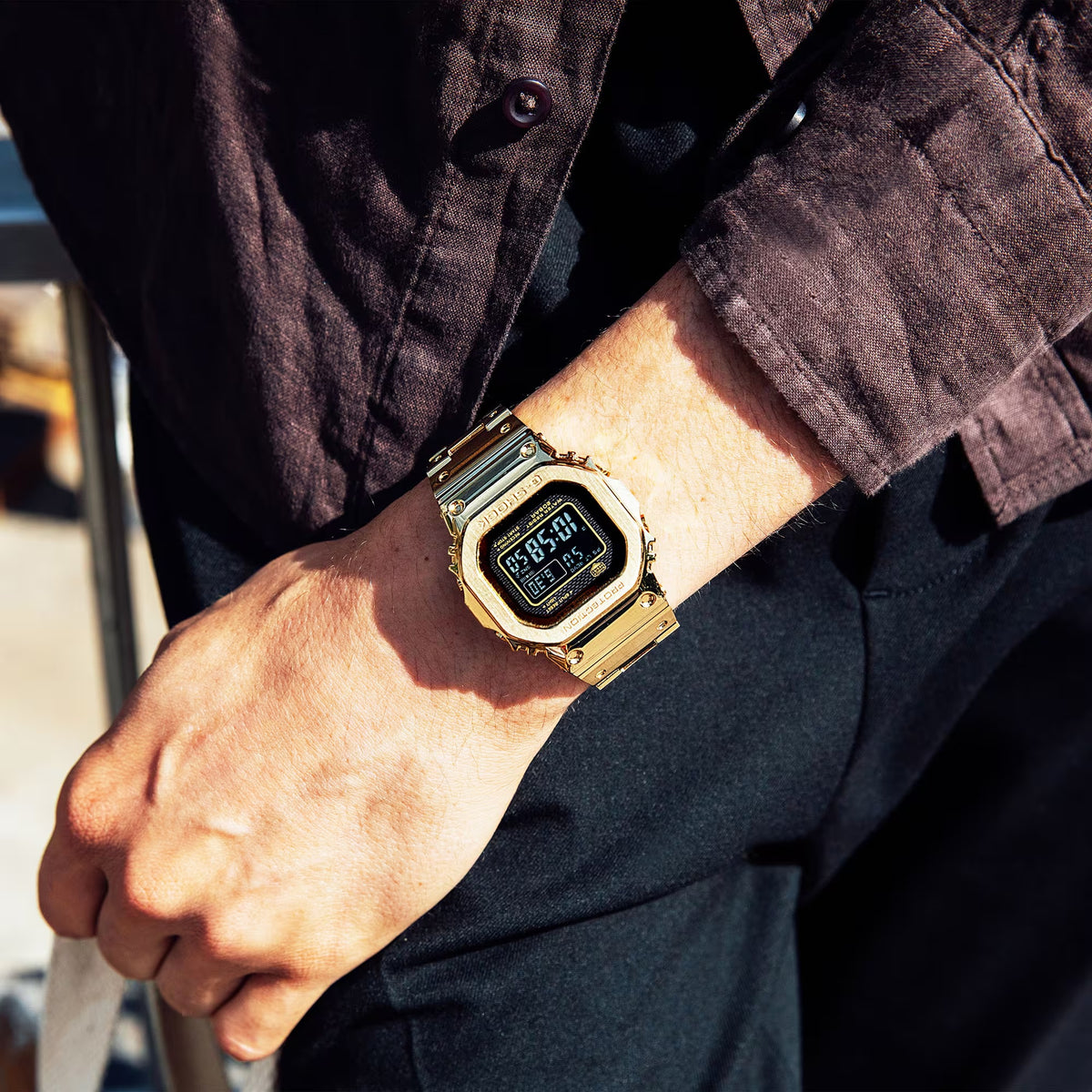 Casio G-Shock GMW-B5000GD-9 Herrenuhr Gold