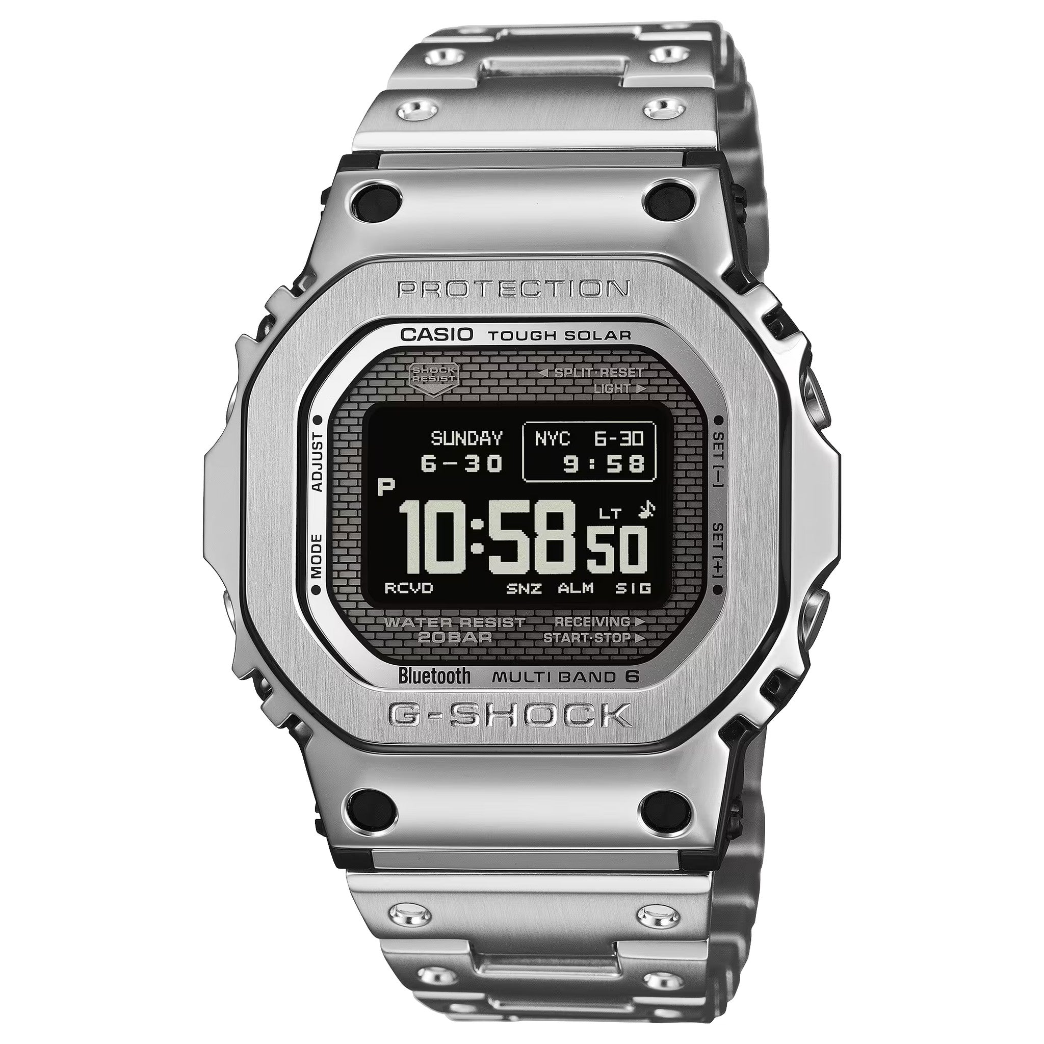 Casio G-Shock GMW-B5000D-1 Men's Silver Watch