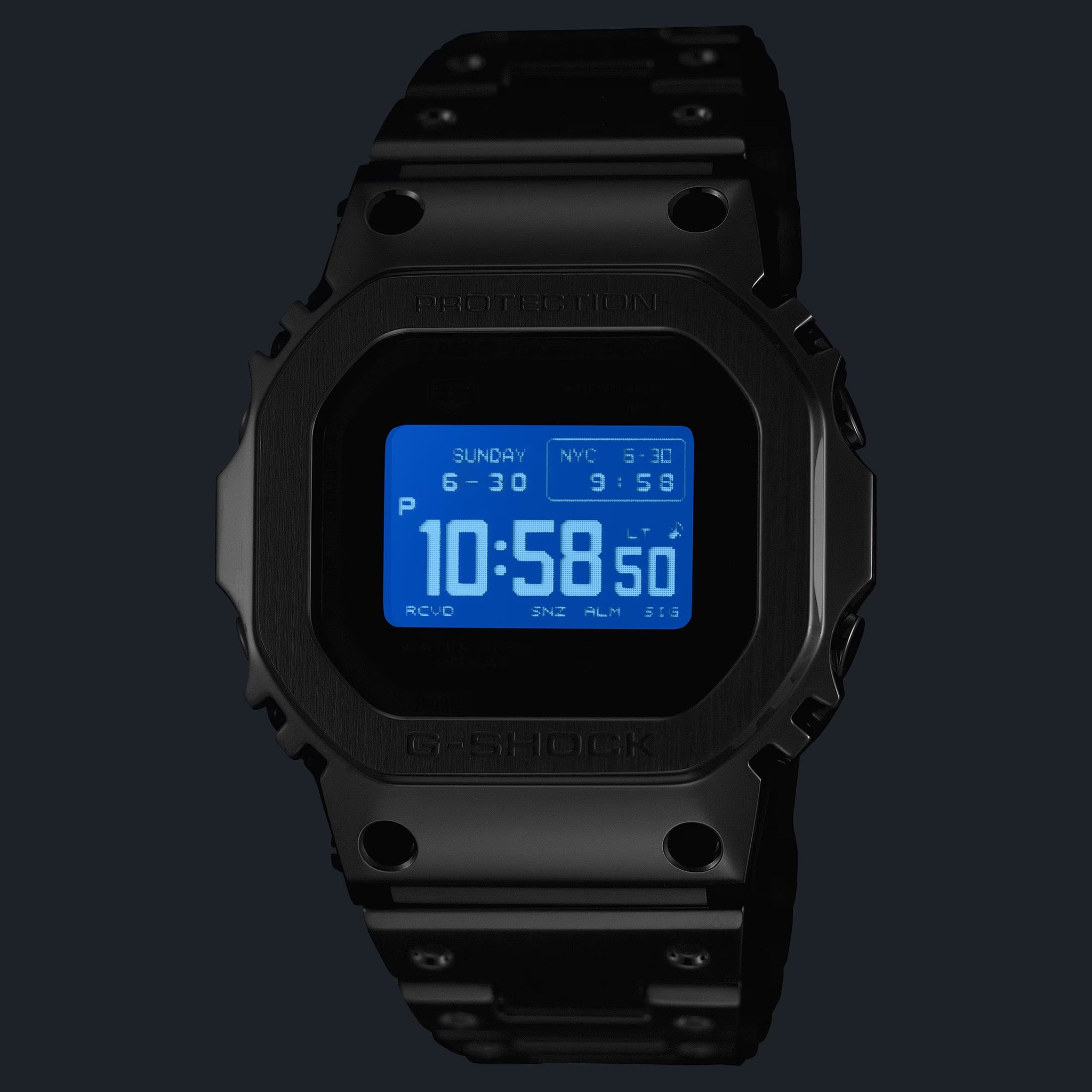Casio G-Shock GMW-B5000D-1 Men's Silver Watch
