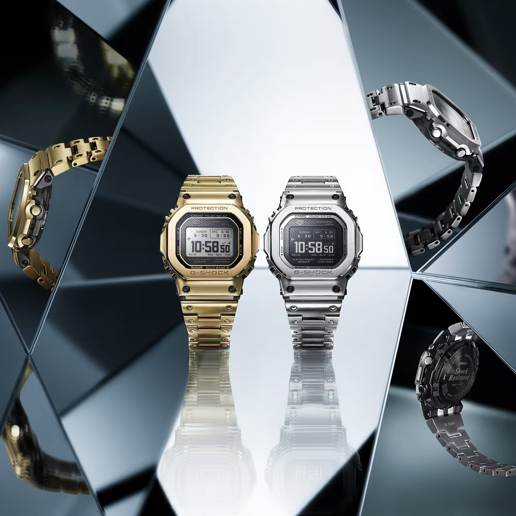 Casio G-Shock GMW-B5000D-1 Men's Silver Watch