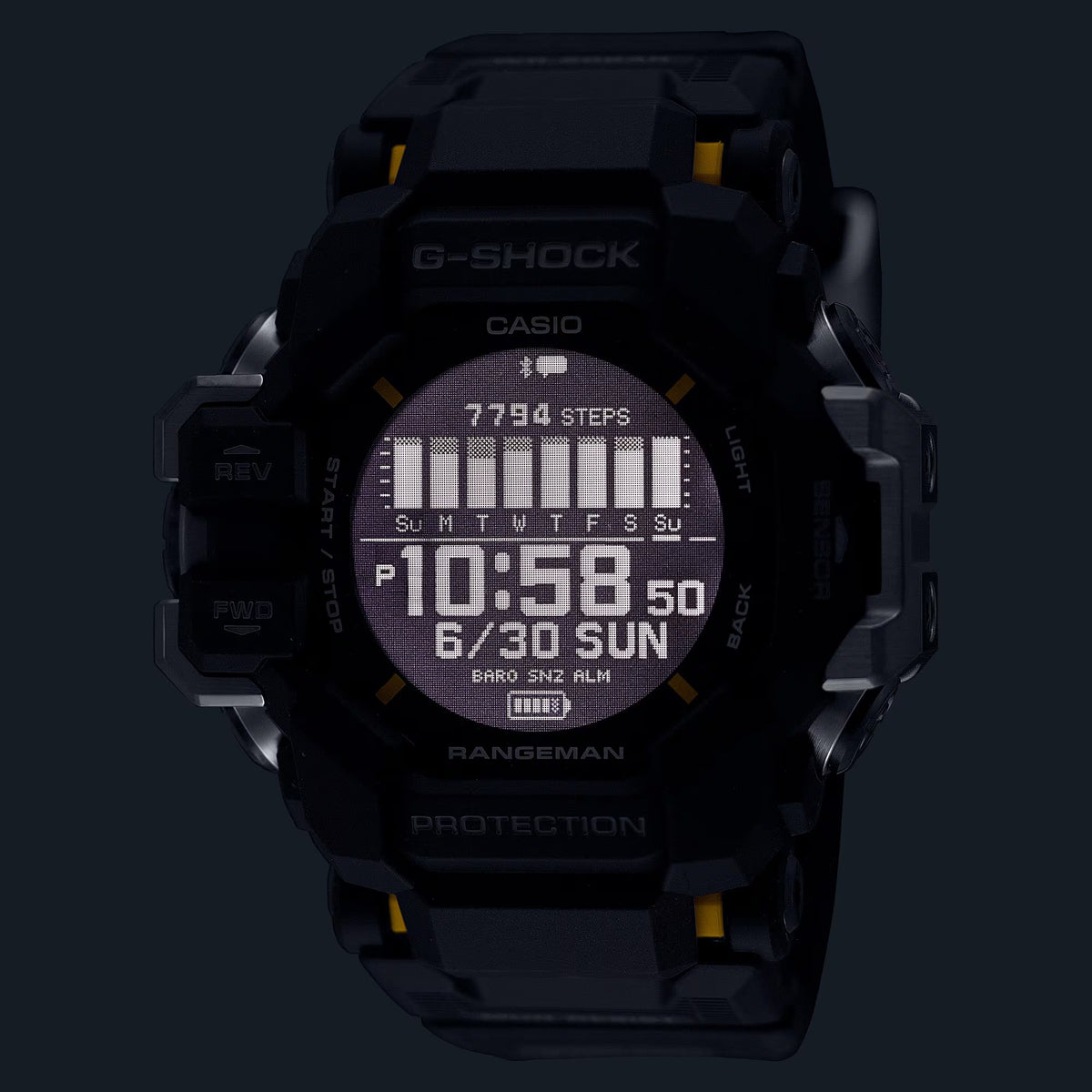 Casio G-Shock GPR-H1000-1 Herrenuhr, Schwarz