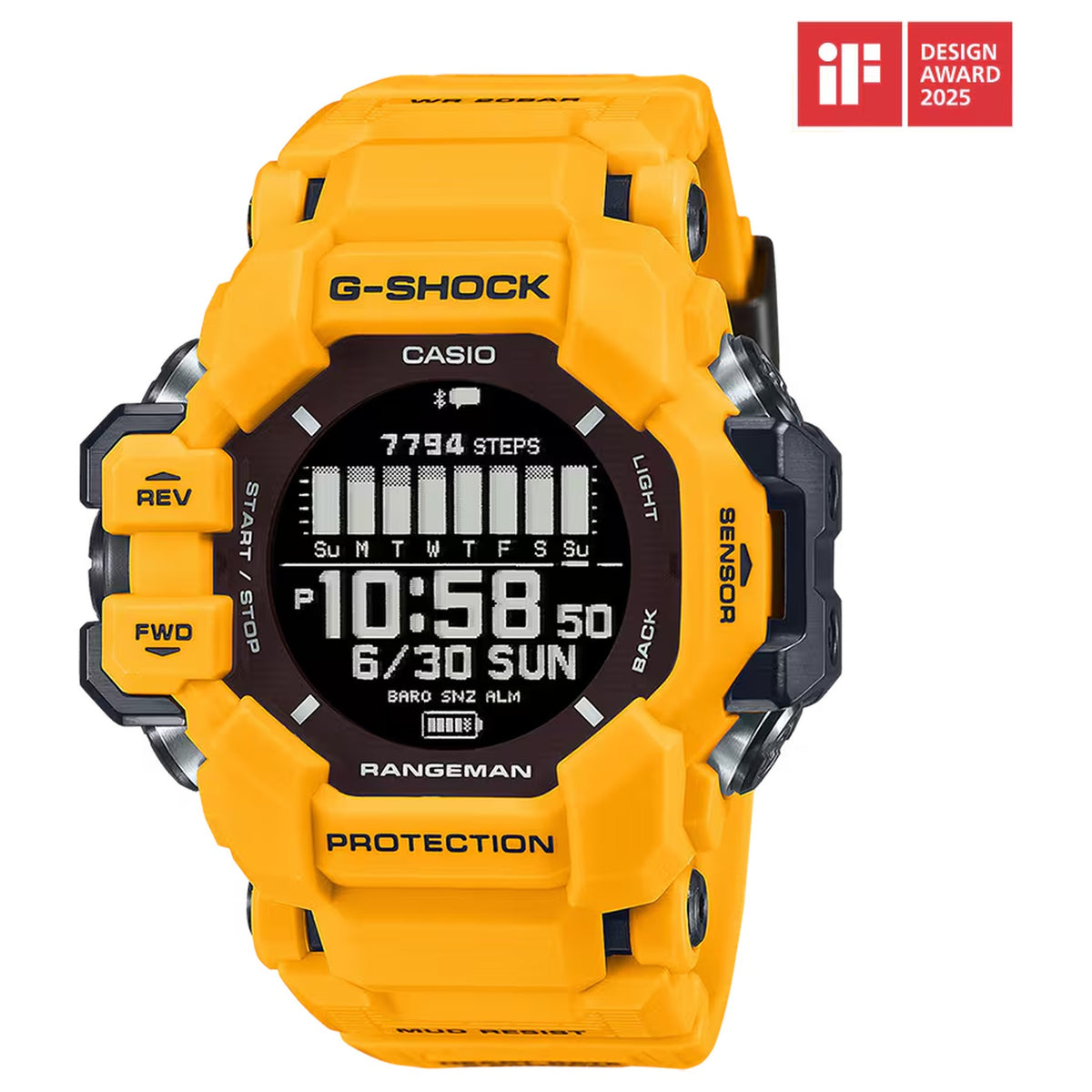 Casio G-Shock GPR-H1000-9 Herrenuhr Gelb