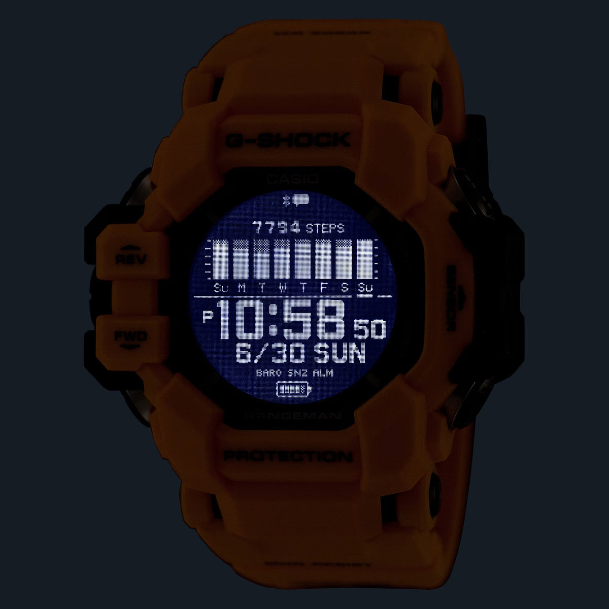 Casio G-Shock GPR-H1000-9 Herrenuhr Gelb
