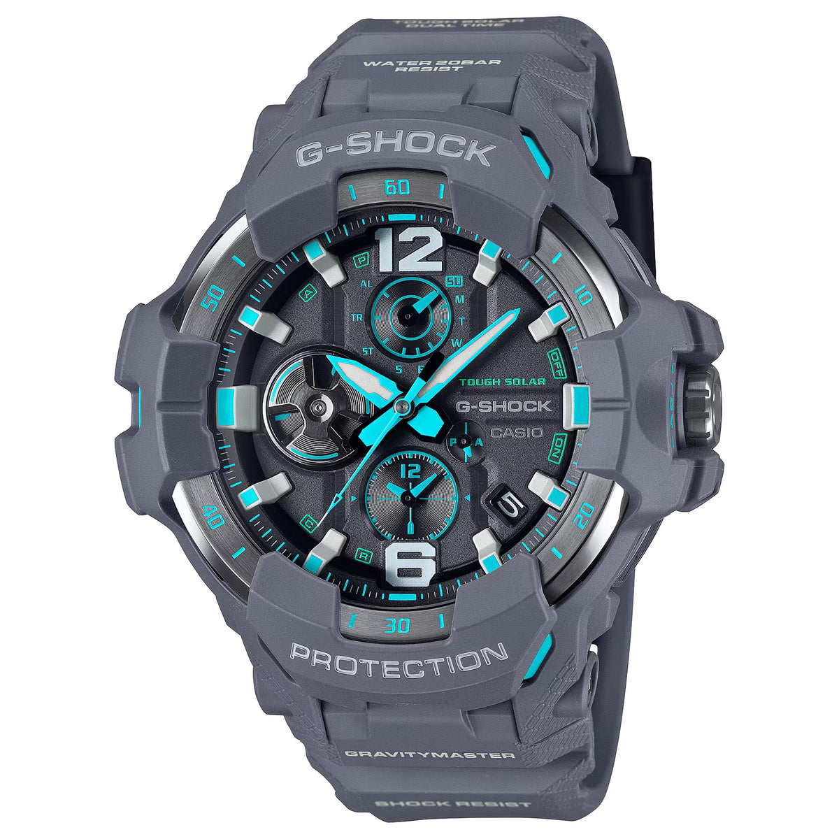Casio G-Shock GR-B300-8A2 Herrenuhr Gravity Master Blau Grau