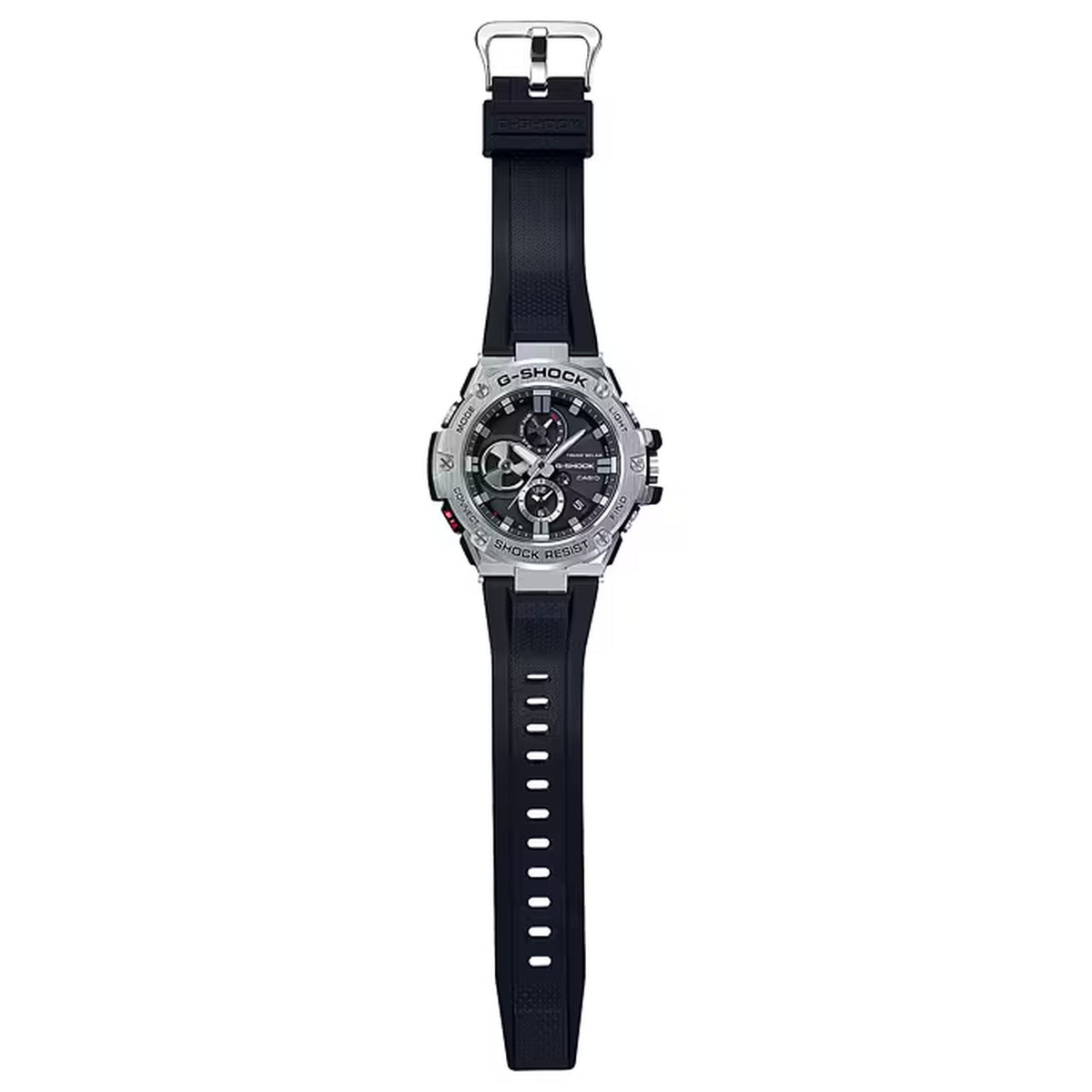 Casio G-Shock GST-B100-1A Herrenuhr Silber Schwarz