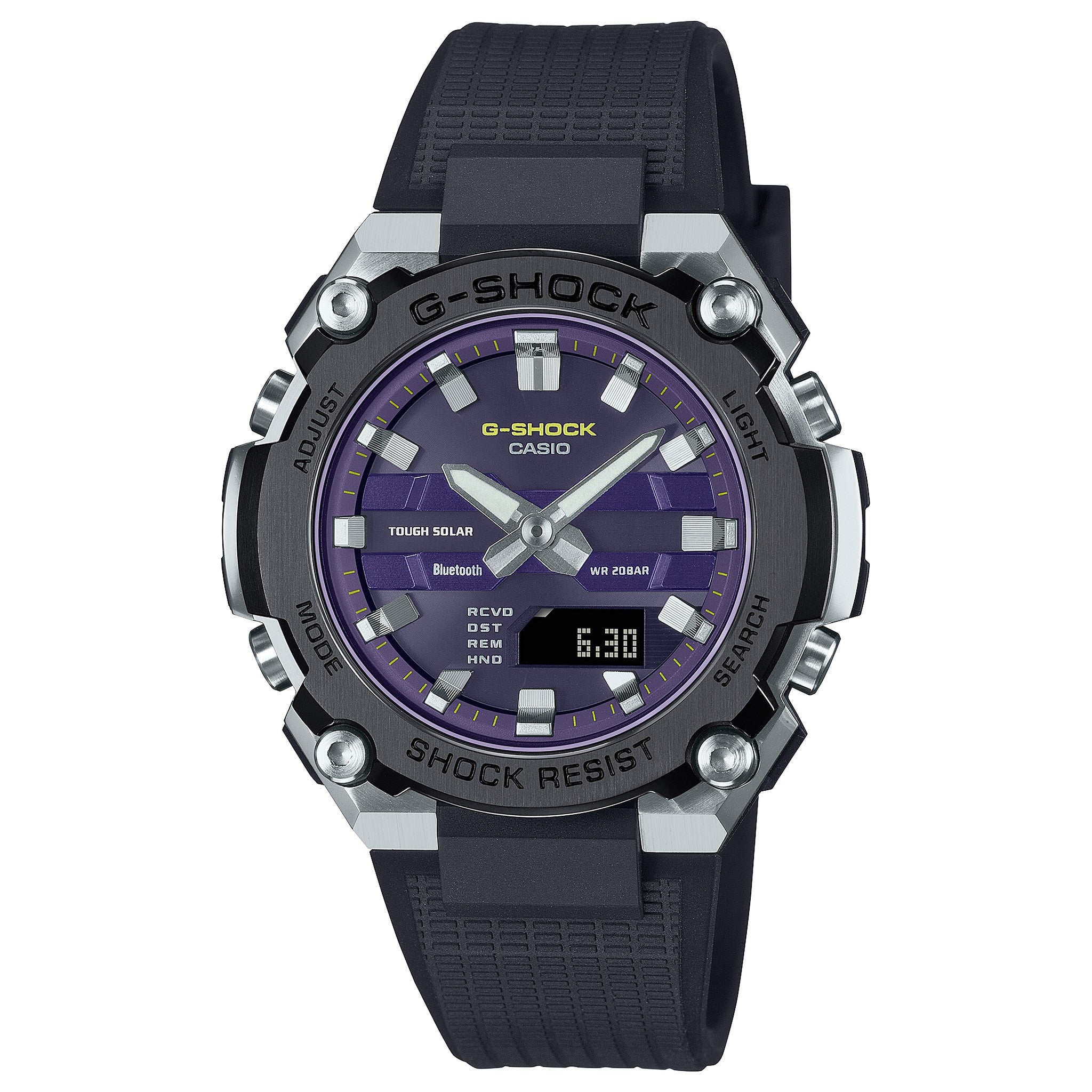 Montre Casio G-Shock GST-B600A-1A6 Homme Noir Violet