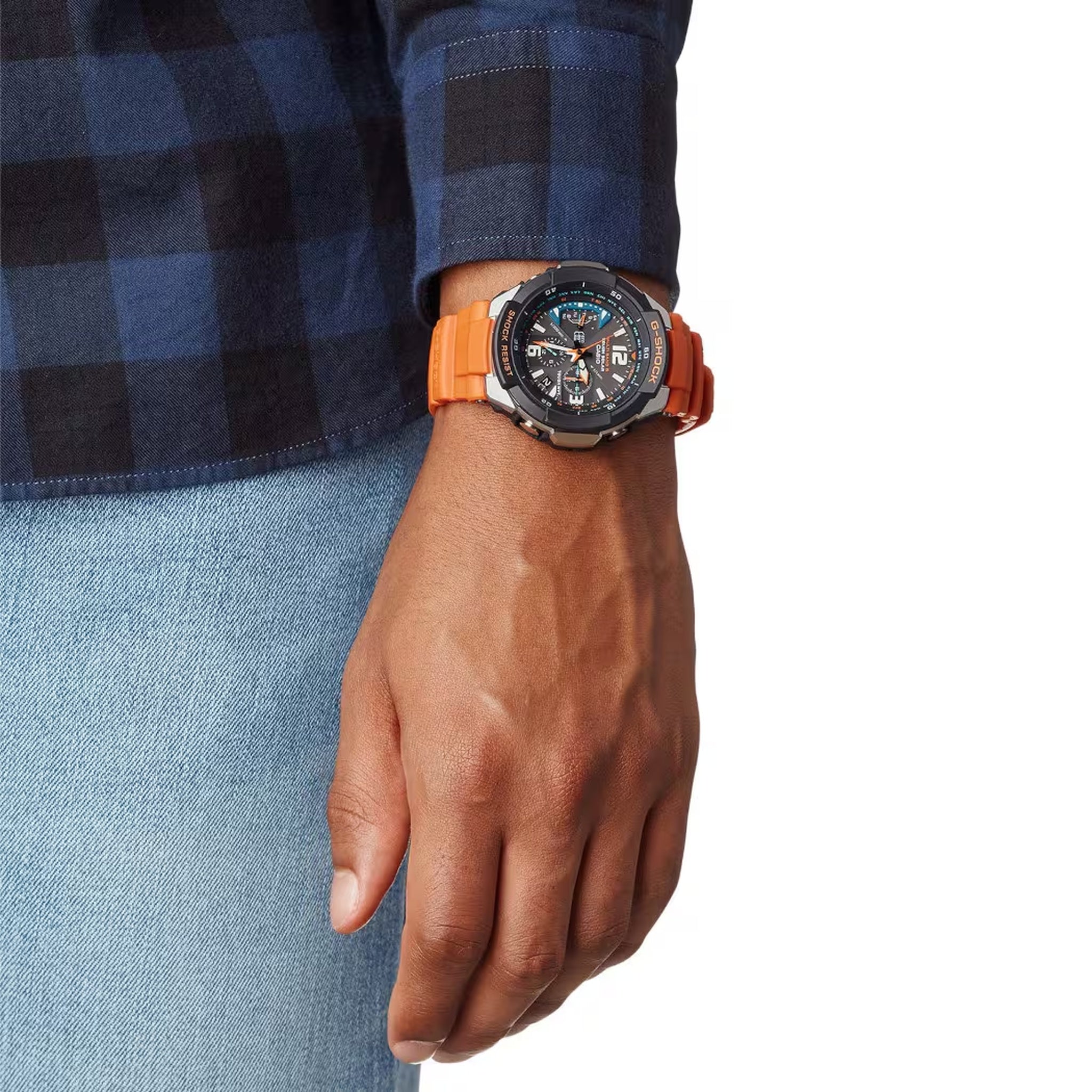 Casio G-Shock GW-3000M-4A Herrenuhr Schwarz Orange