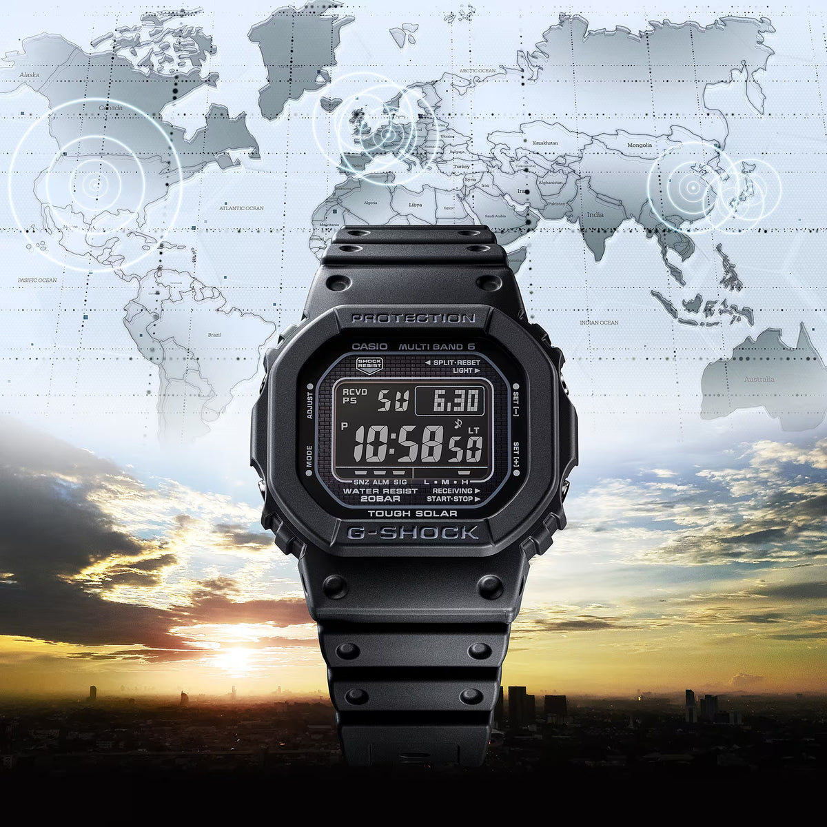 Casio G-Shock GW-5000HS-1 Herrenuhr Schwarz