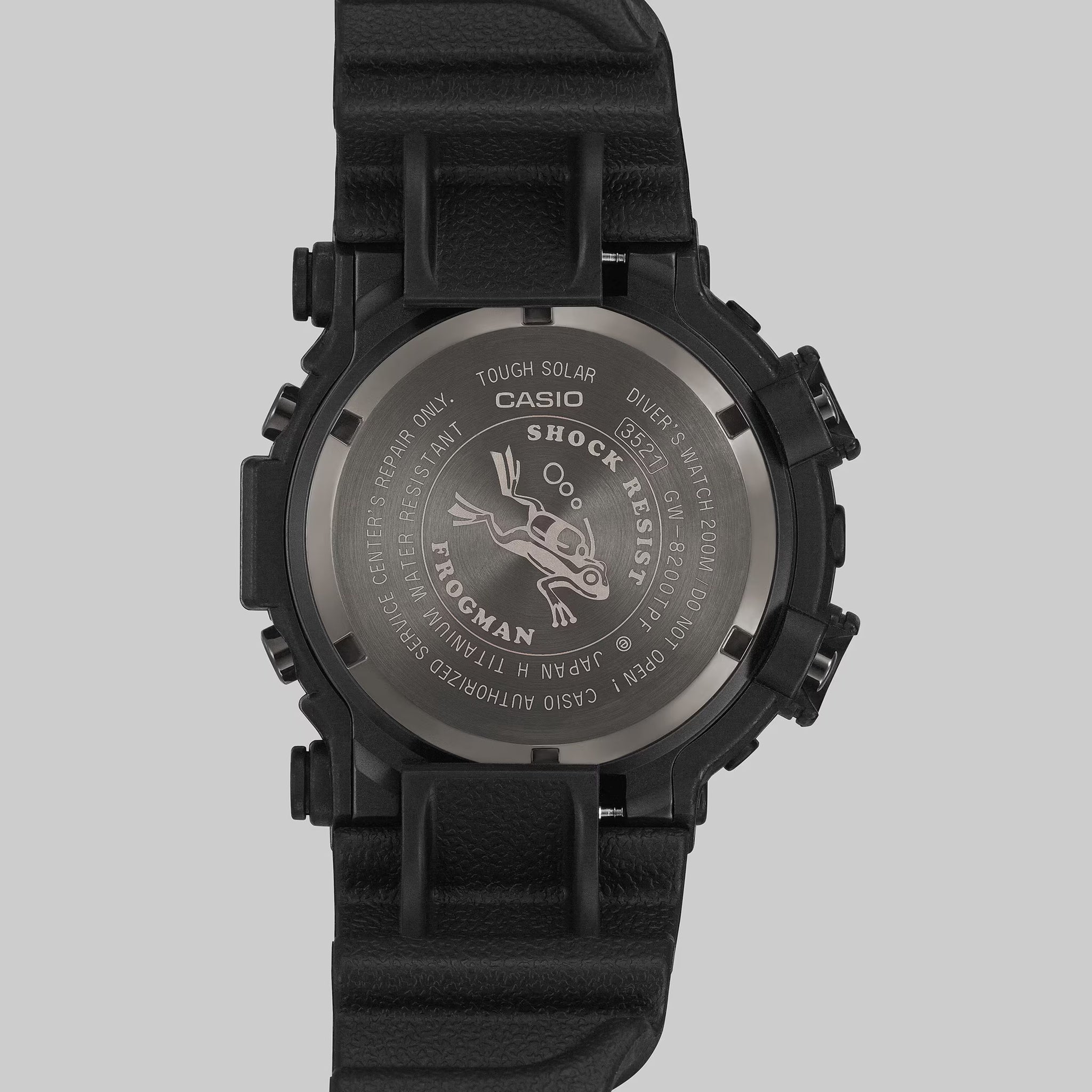 Casio G-Shock GW-8200TPF-1 Herrenuhr Schwarz Gelb Frogman