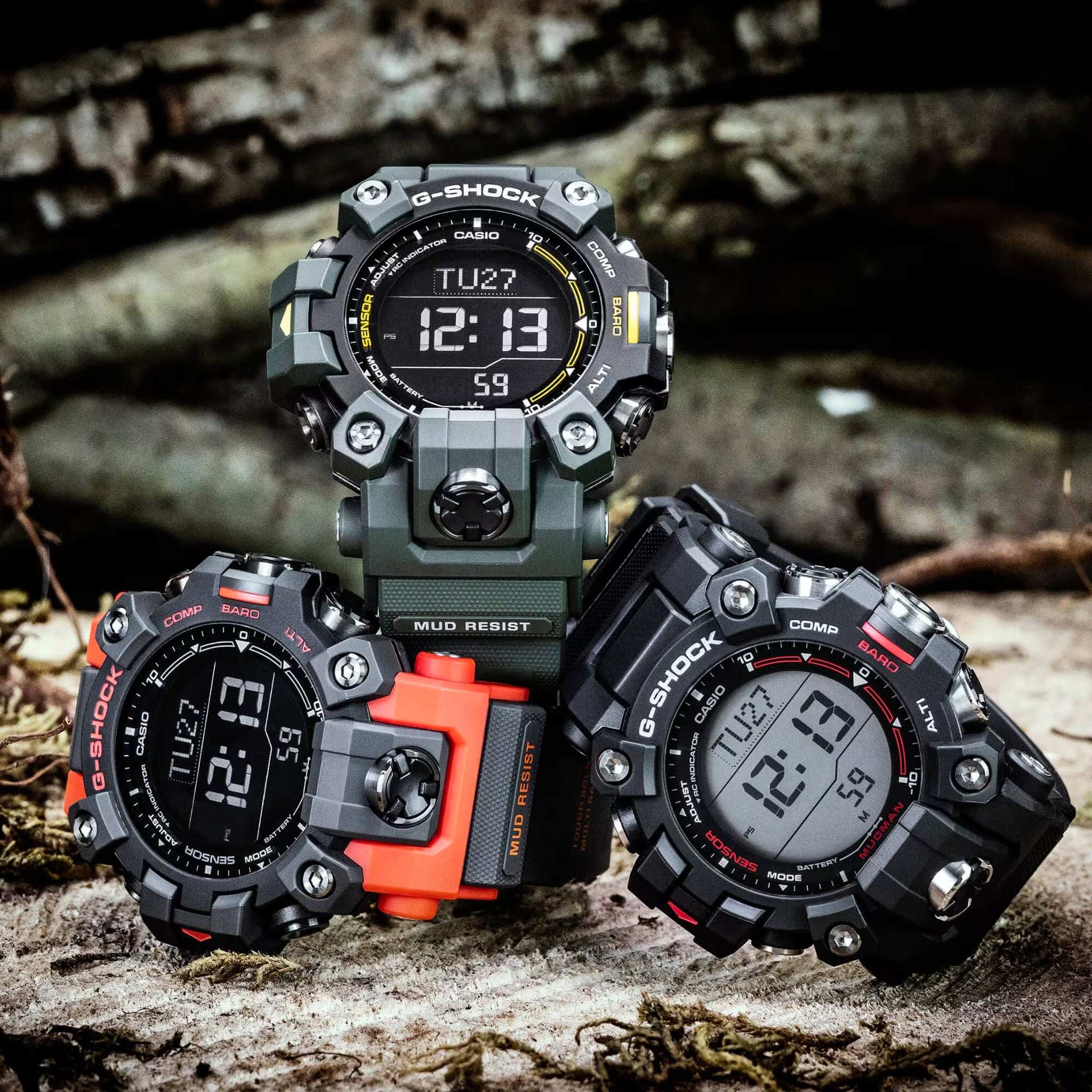 Casio G-Shock GW-9500-3 Herren Mudman Armbanduhr