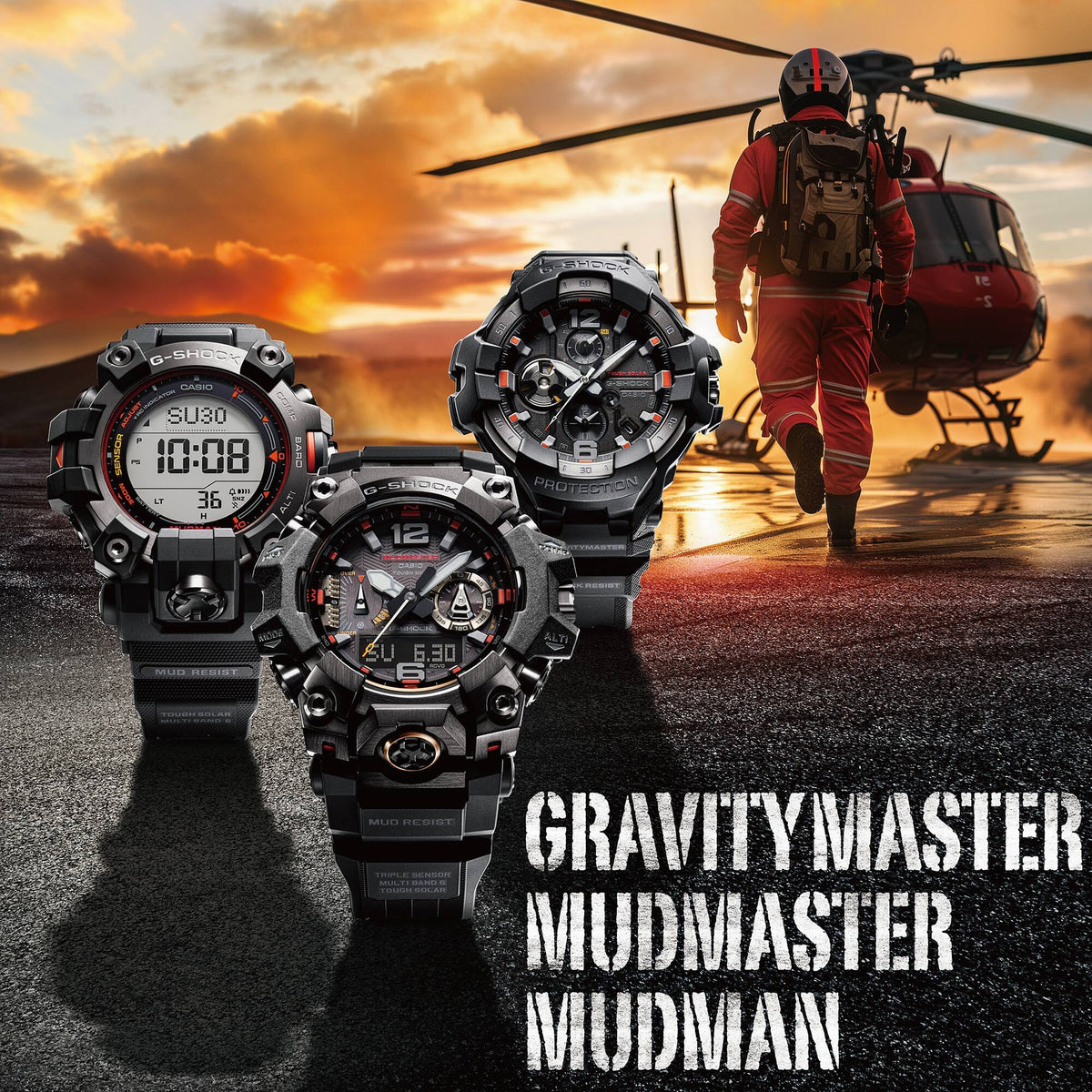 Casio G-Shock GW-9500MEC-1 Herrenuhr Schwarz