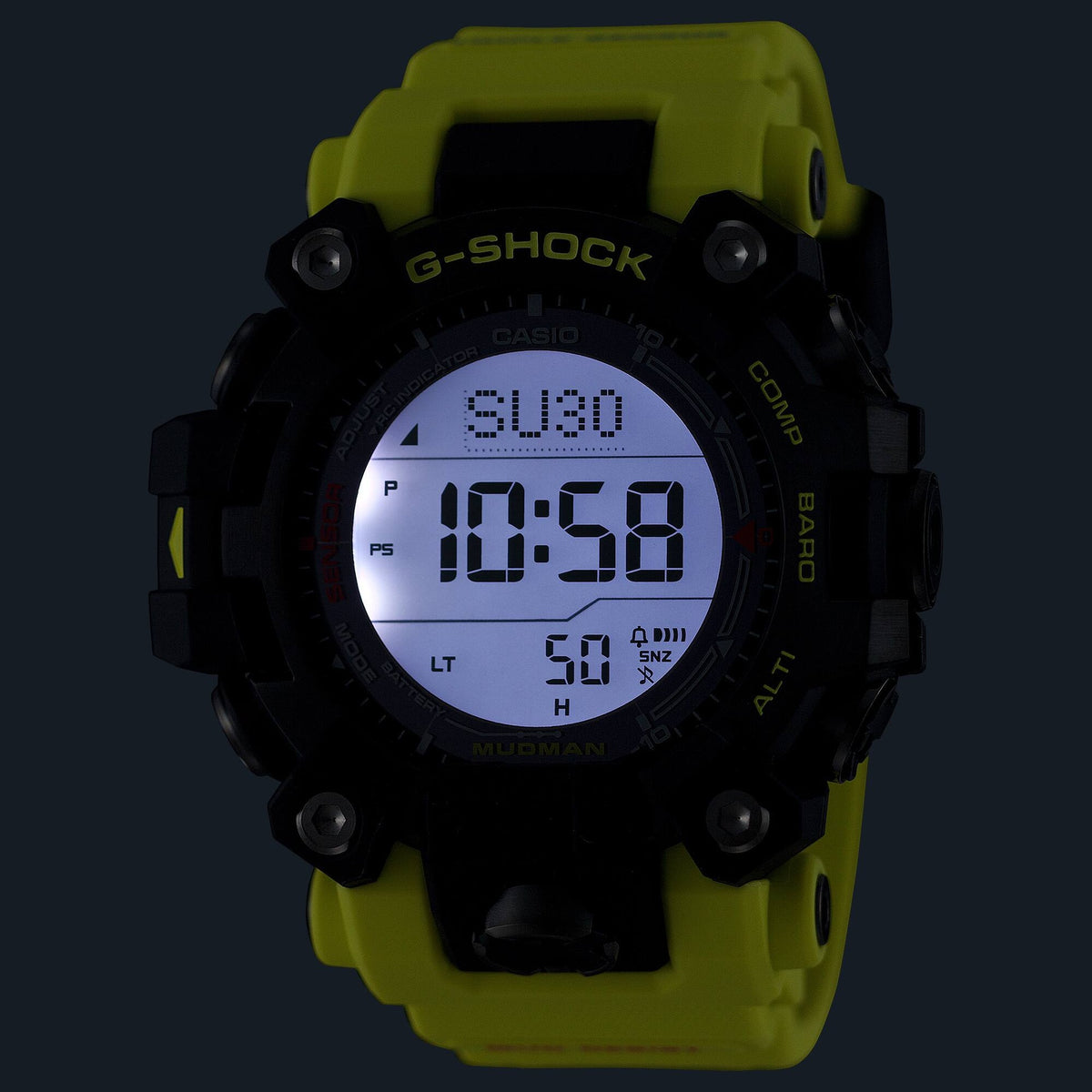 Casio G-Shock GW-9500MRY-1A9 Herrenuhr Schwarz Gelb