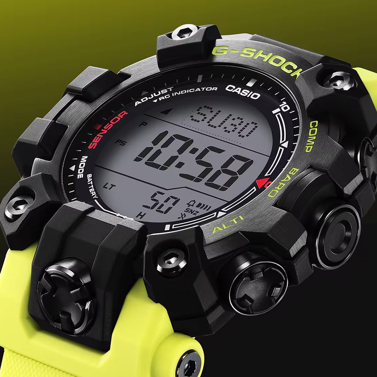 Casio G-Shock GW-9500MRY-1A9 Herrenuhr Schwarz Gelb