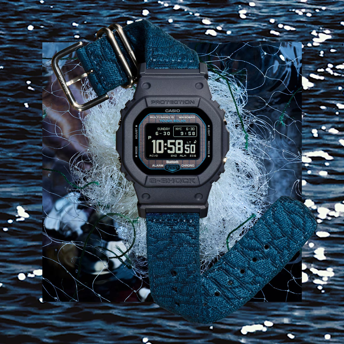 Casio G-Shock GW-BX5600CBG-2 Men's Black Blue Watch