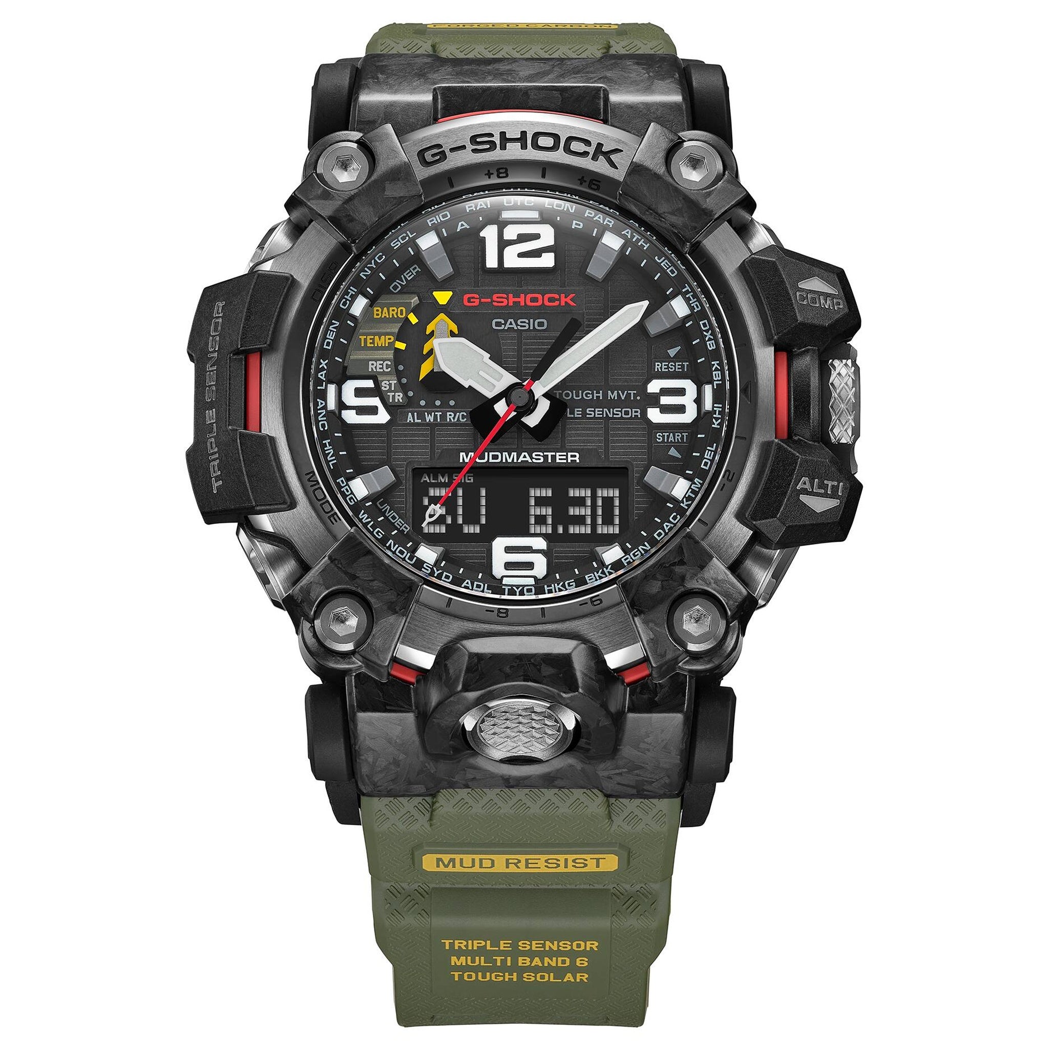 Casio G-Shock GWG-2000-1A3 Herrenuhr Schwarz Grün