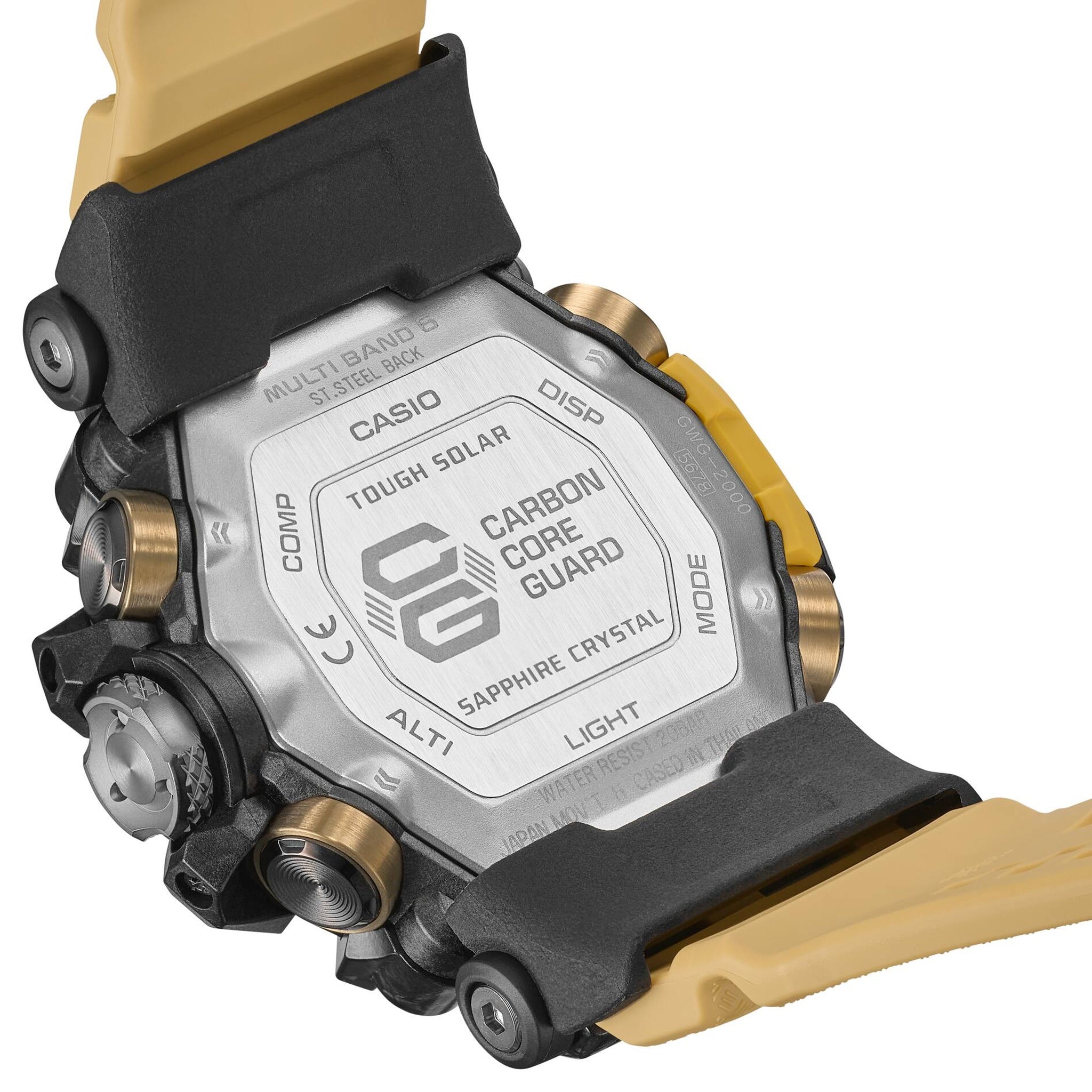 Casio G-Shock GWG-2000-1A5 Herrenuhr Schwarz Beige