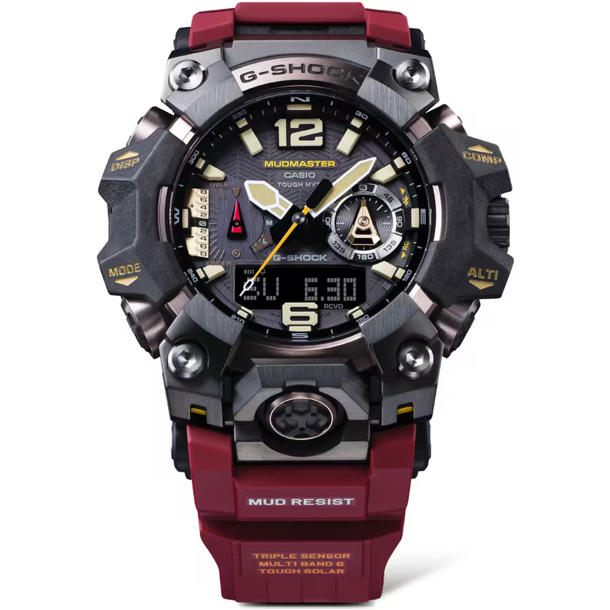 Casio G-Shock GWG-B1000-1A4 Herrenuhr Schwarz Rot