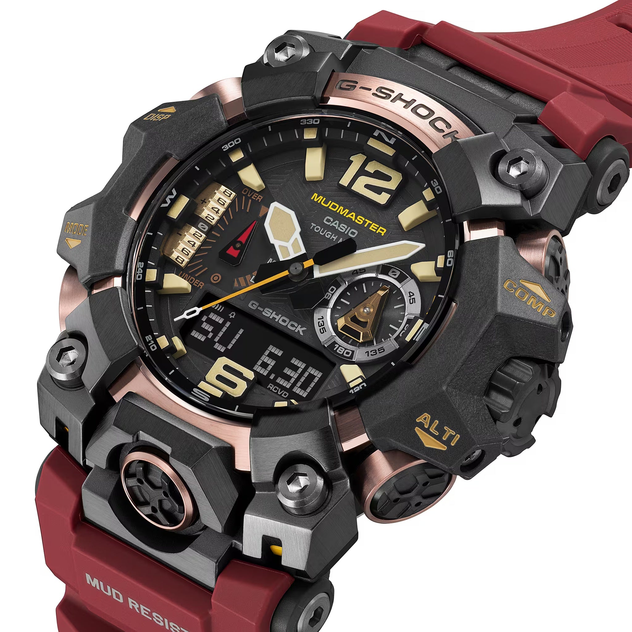 Casio G-Shock GWG-B1000-1A4 Herrenuhr Schwarz Rot