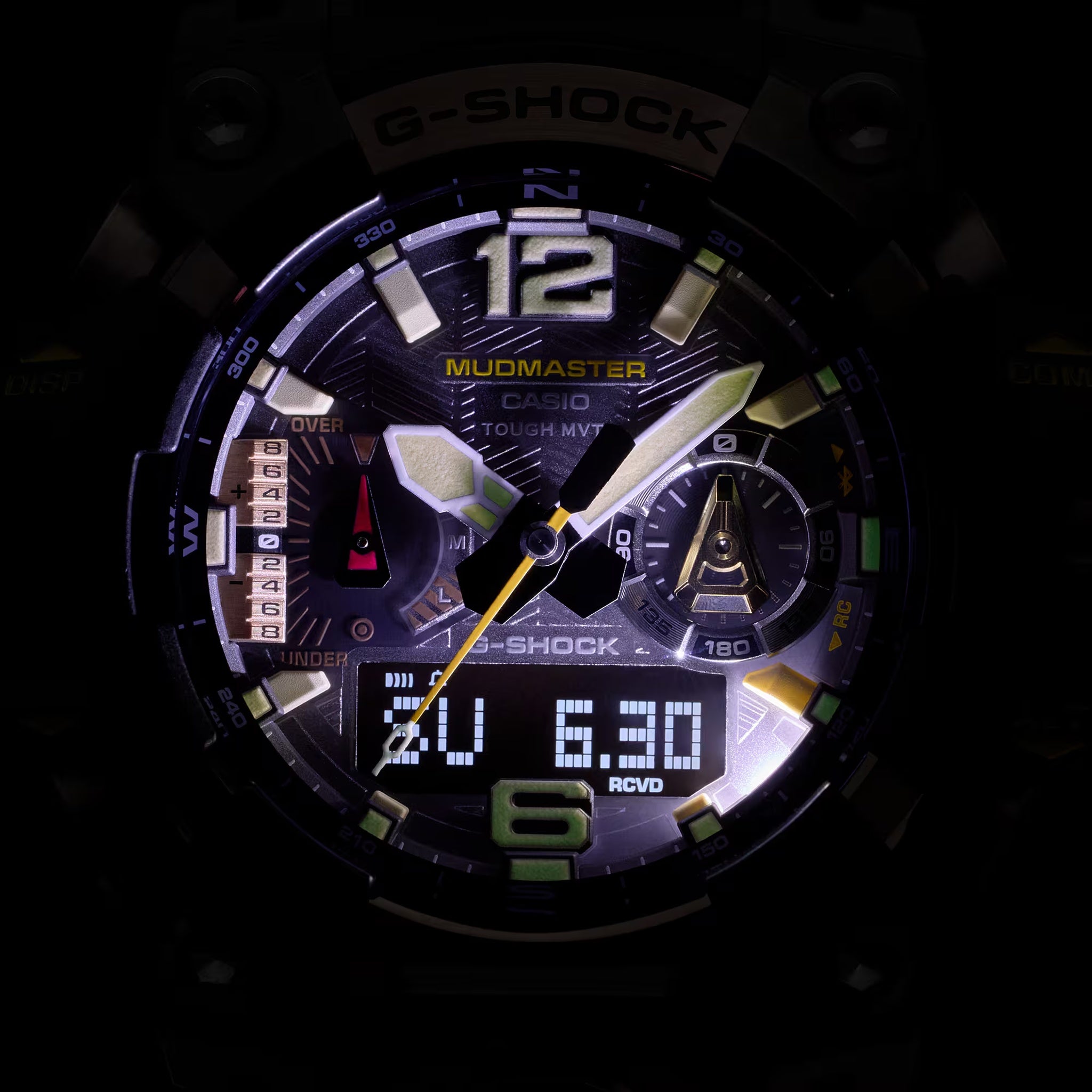 Casio G-Shock GWG-B1000-1A4 Herrenuhr Schwarz Rot